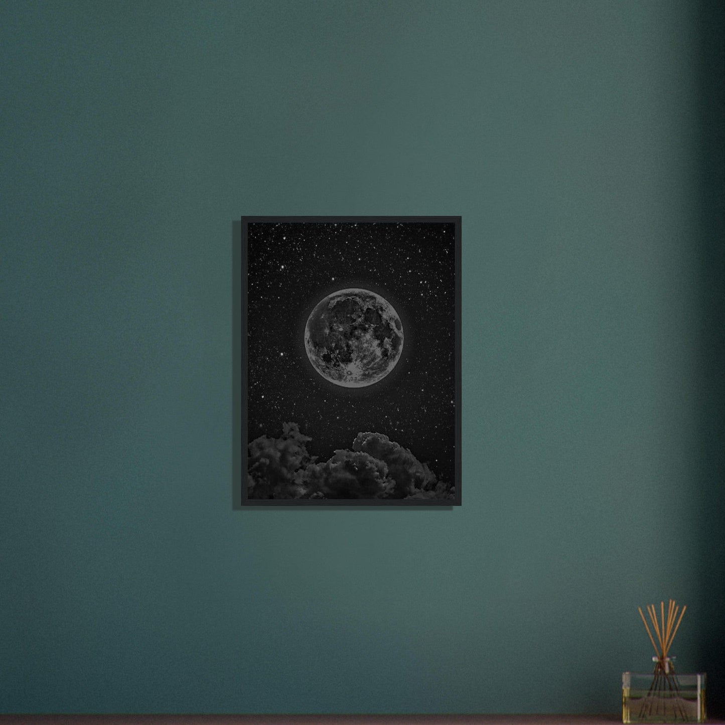 Tableau Peinture Lune - Canvanation