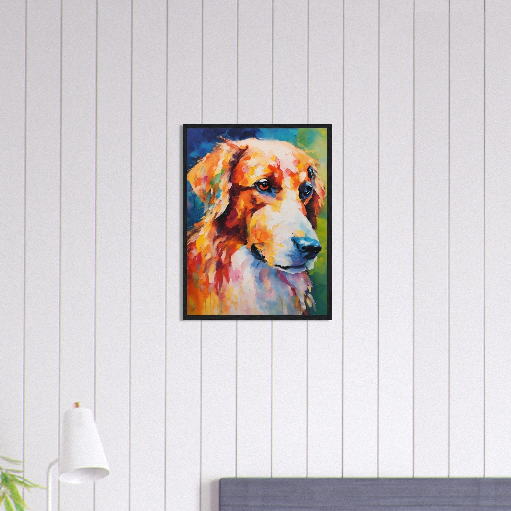 Canvanation Print Material 45x60 cm / 18x24″ Tableau Chien Loyal Compagnon