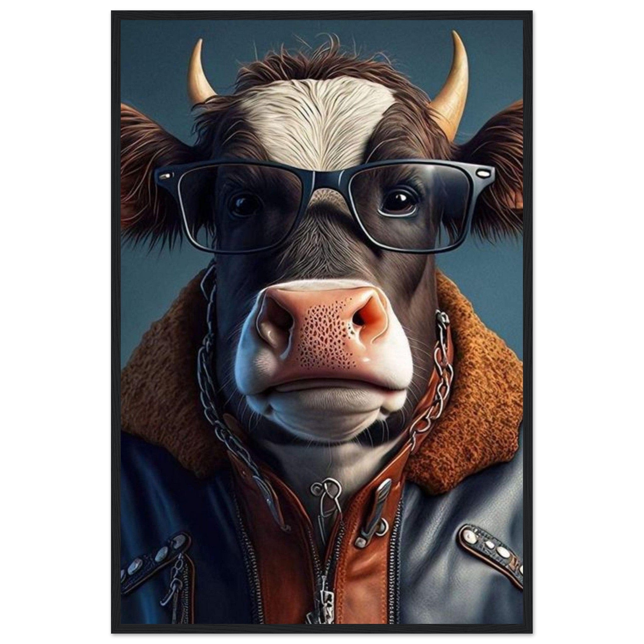 Canvanation Print Material 60x90 cm / 24x36″ Tableau Vache Rigolo