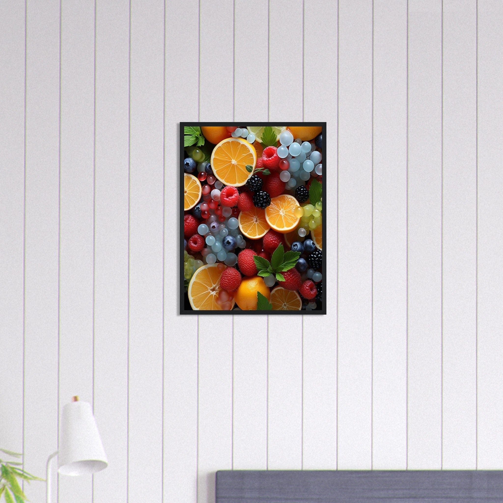 Canvanation Print Material 45x60 cm / 18x24″ Tableau Cuisine Panier De Fruit