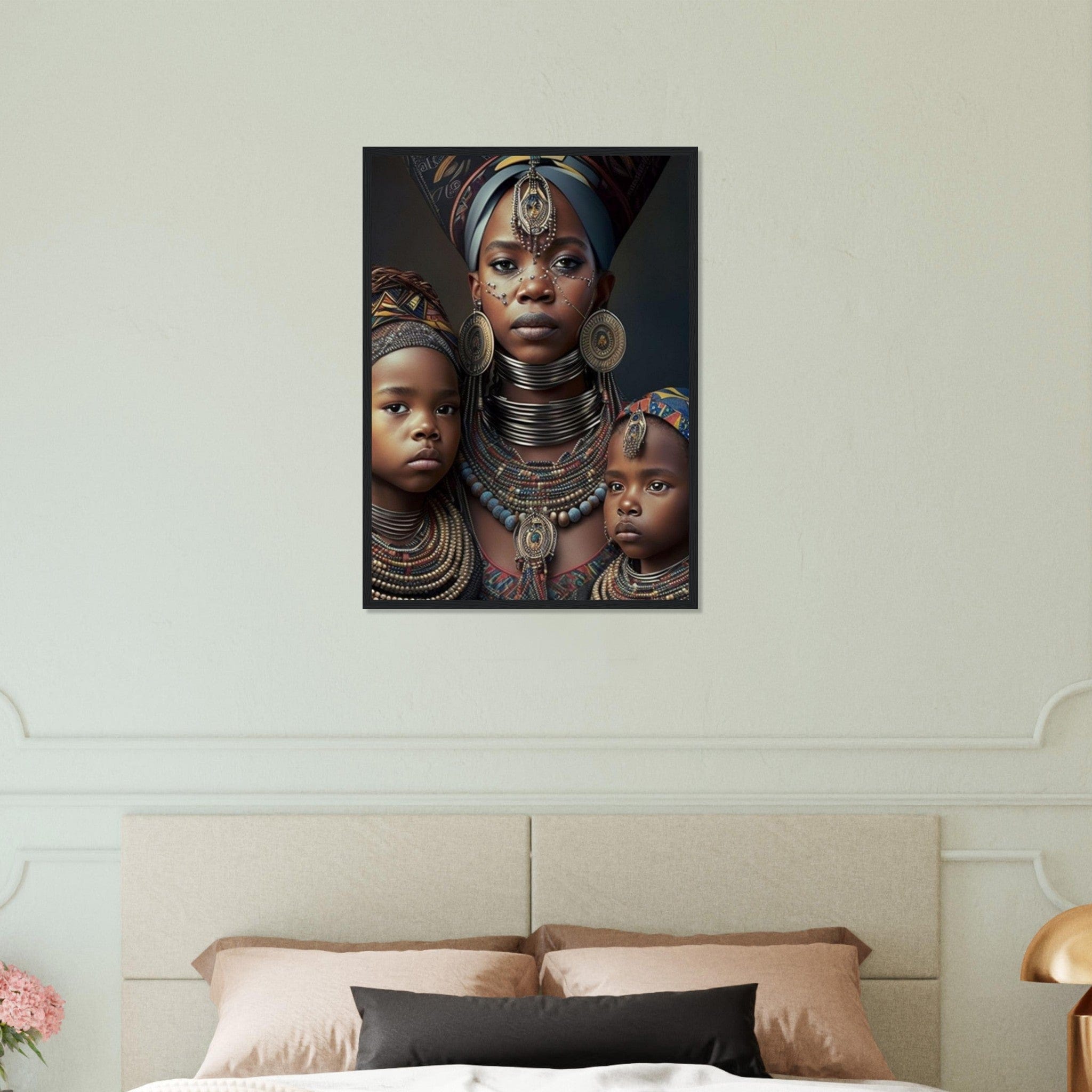 Canvanation Print Material 50x70 cm / 20x28″ Tableau Africain Peinture