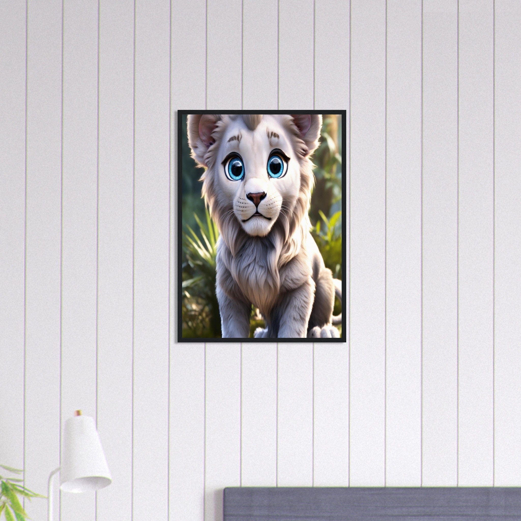 Canvanation Print Material 50x70 cm / 20x28″ Tableau Lionceau L'espoir De La Savane