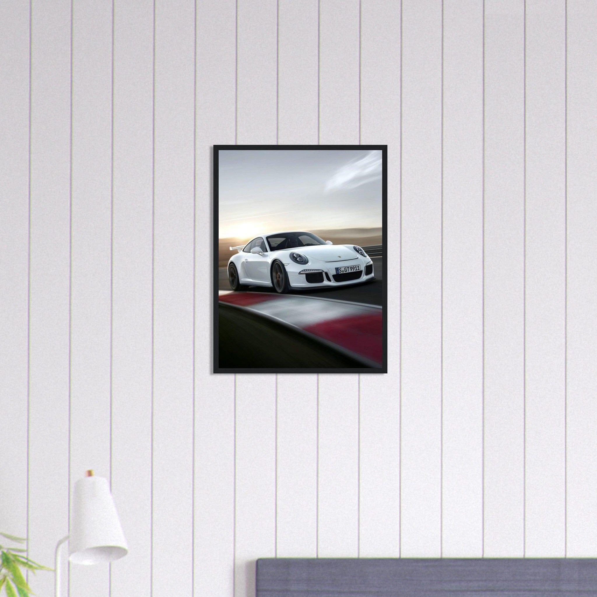 Gelato Print Material Tableau Porsche Blanche