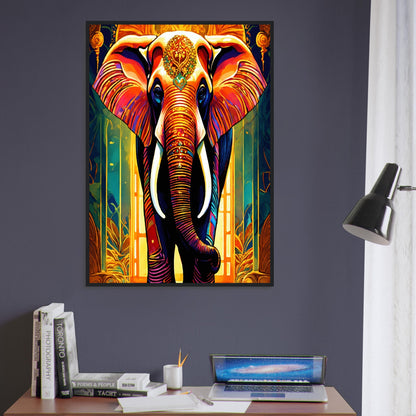 Tableau Elephant Le Géant Paisible