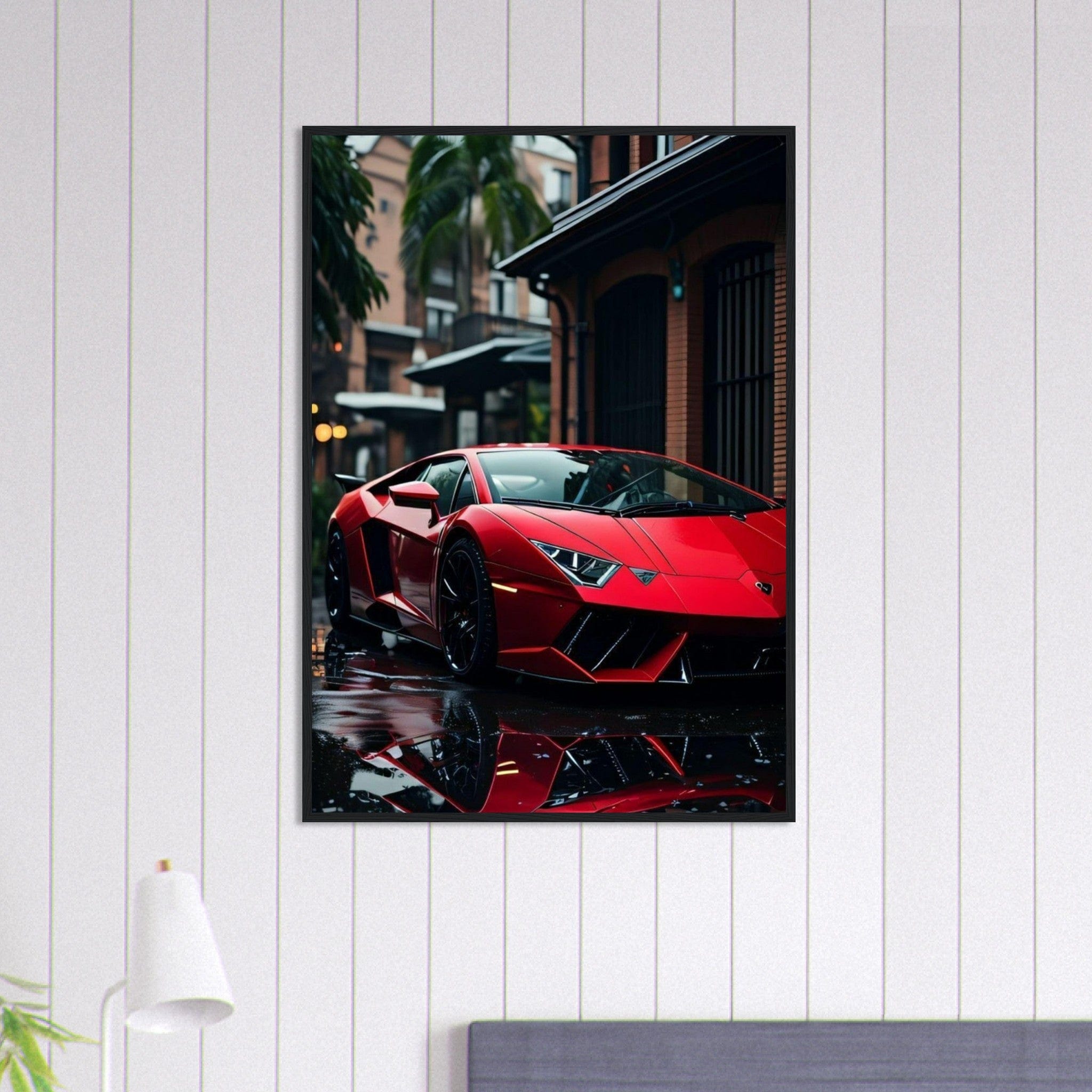 Canvanation Print Material 70x100 cm / 28x40″ Tableau voiture Lamborghini Huracan