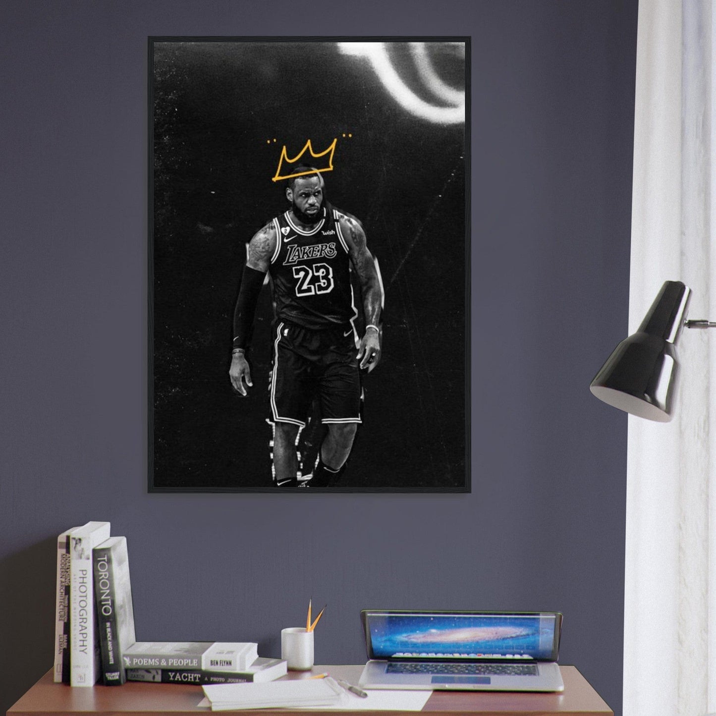 Tableau Basket Lebron James Laker 23