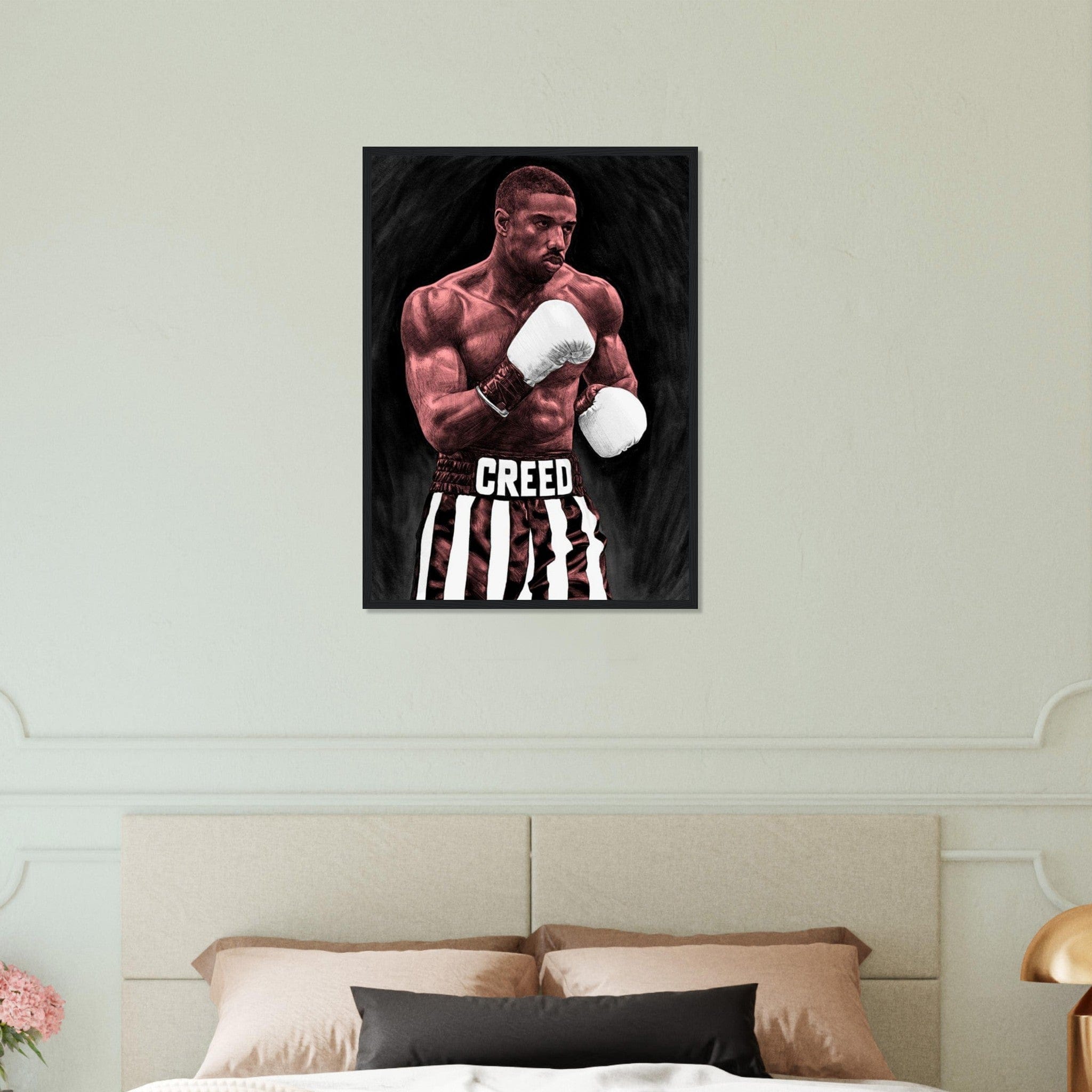 Canvanation Print Material 50x70 cm / 20x28″ Tableau Boxe Michael B Jordan