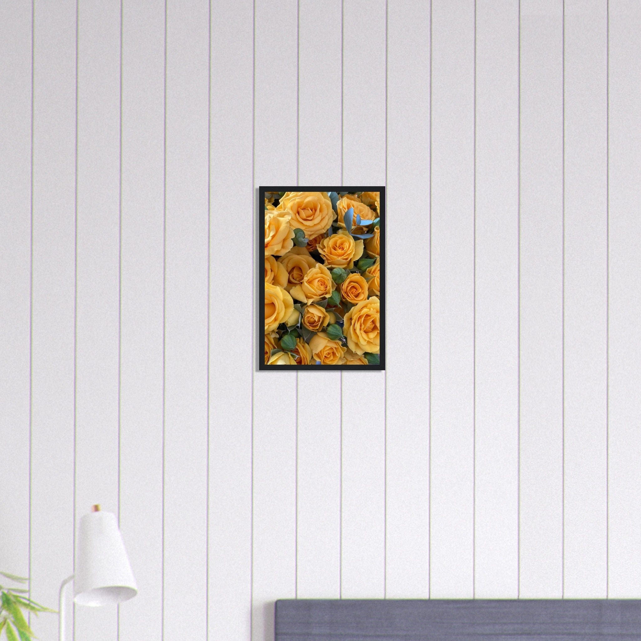 Canvanation Print Material 30x45 cm / 12x18″ Tableau Roses Orange