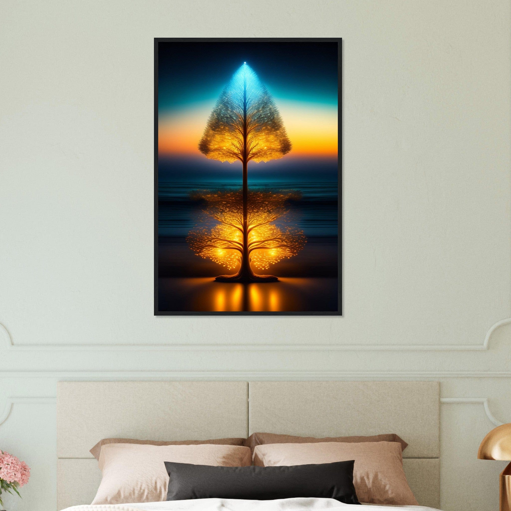 Canvanation Print Material 60x90 cm / 24x36″ Tableau Arbre De Vie Oasis Urbaine