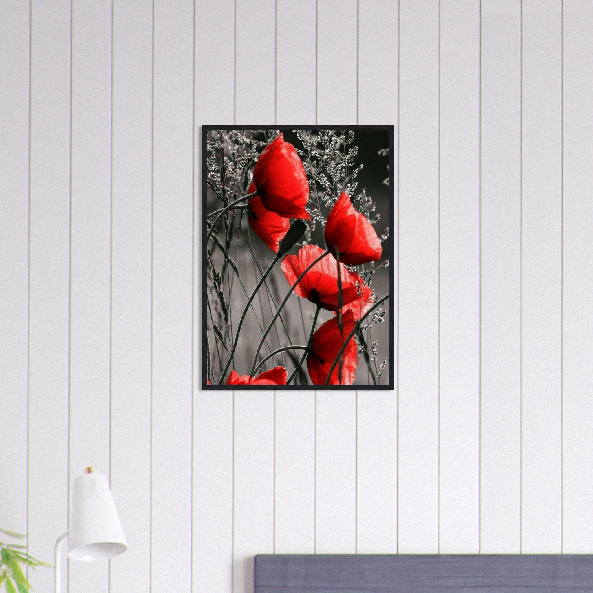 Peinture Abstraite Coquelicot Canvanation