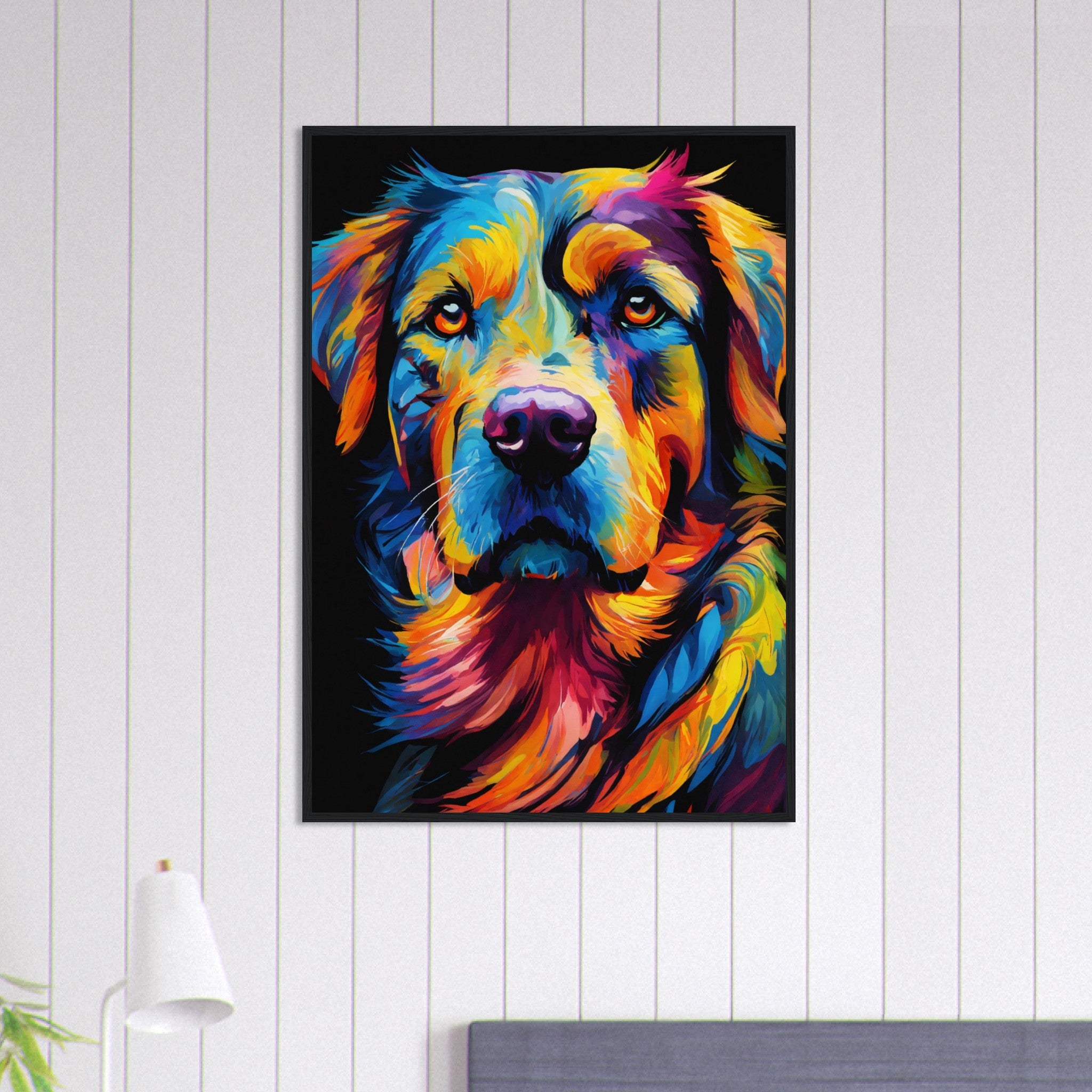 Canvanation Print Material 70x100 cm / 28x40″ Tableau Chien Joie Canine