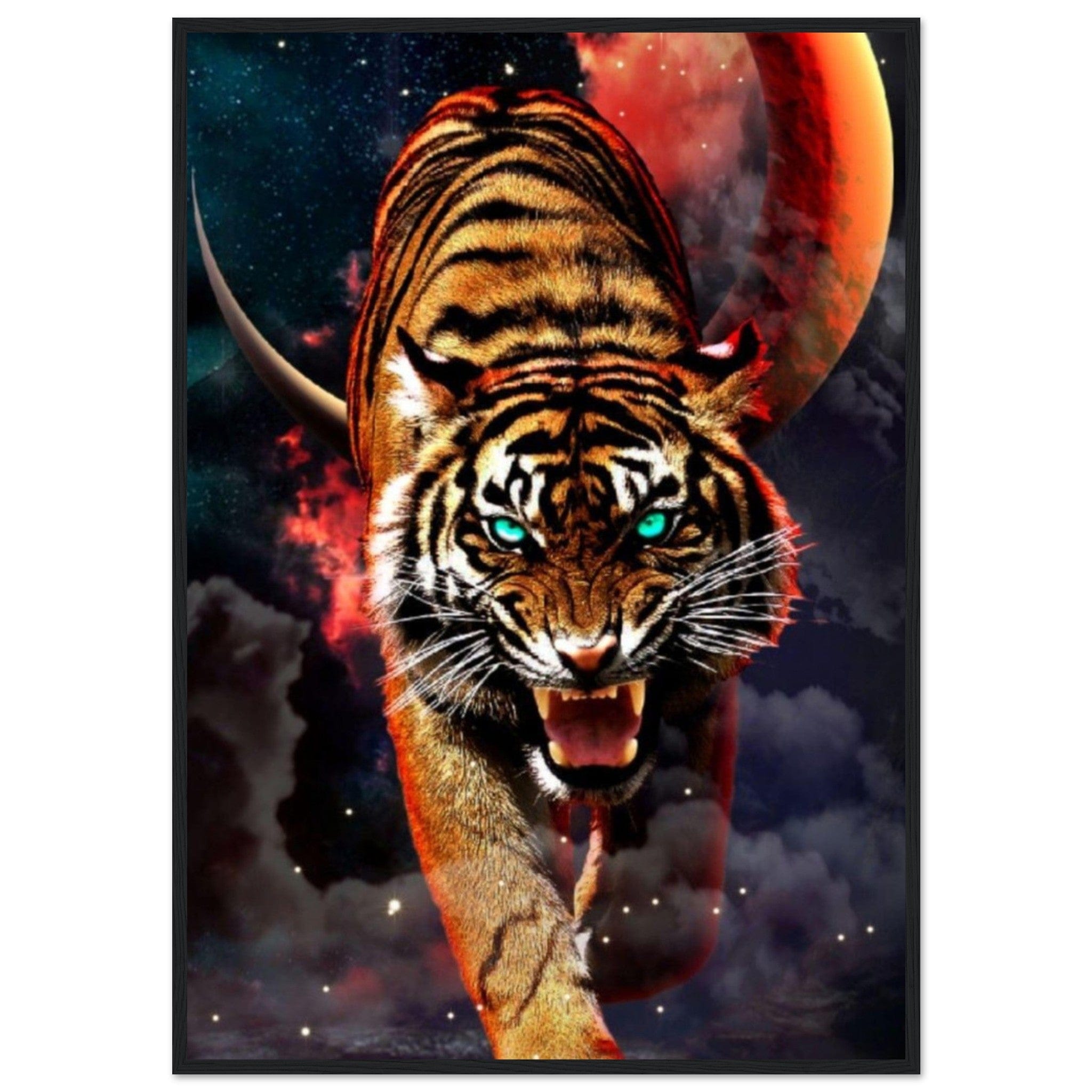 Canvanation Print Material 70x100 cm / 28x40″ Tableau Tigre Pop Art