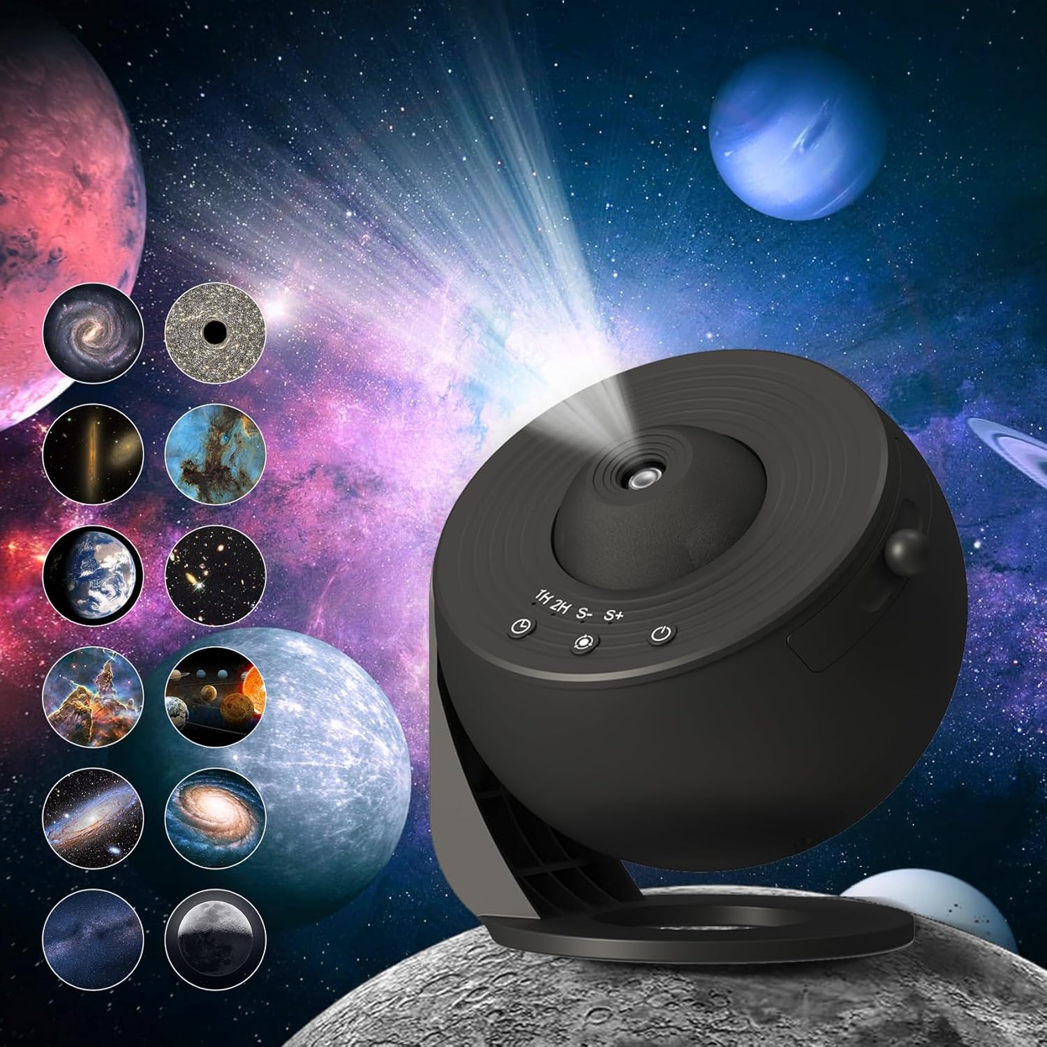 Projecteur Rotatif Galaxy 360°