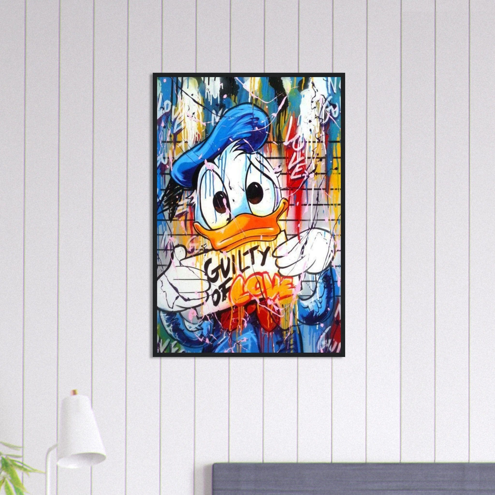 Canvanation Print Material 60x90 cm / 24x36″ Tableau Street Art Donald Duck