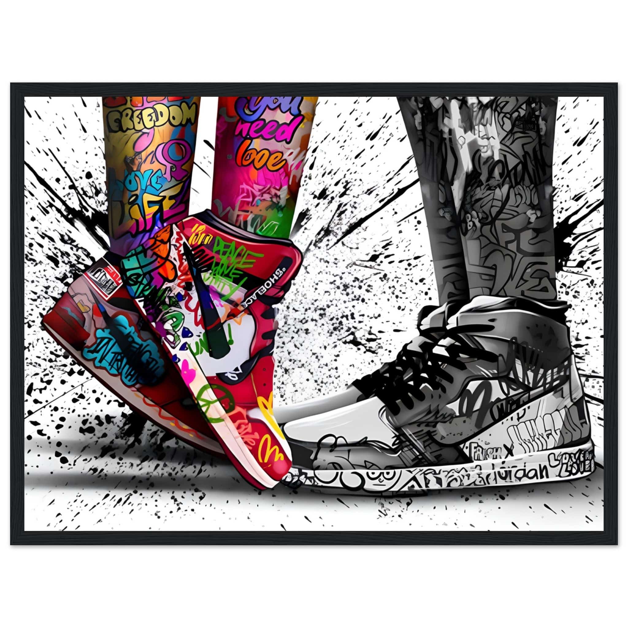 Canvanation Print Material 45x60 cm / 18x24″ Tableau De Luxe Air Jordan