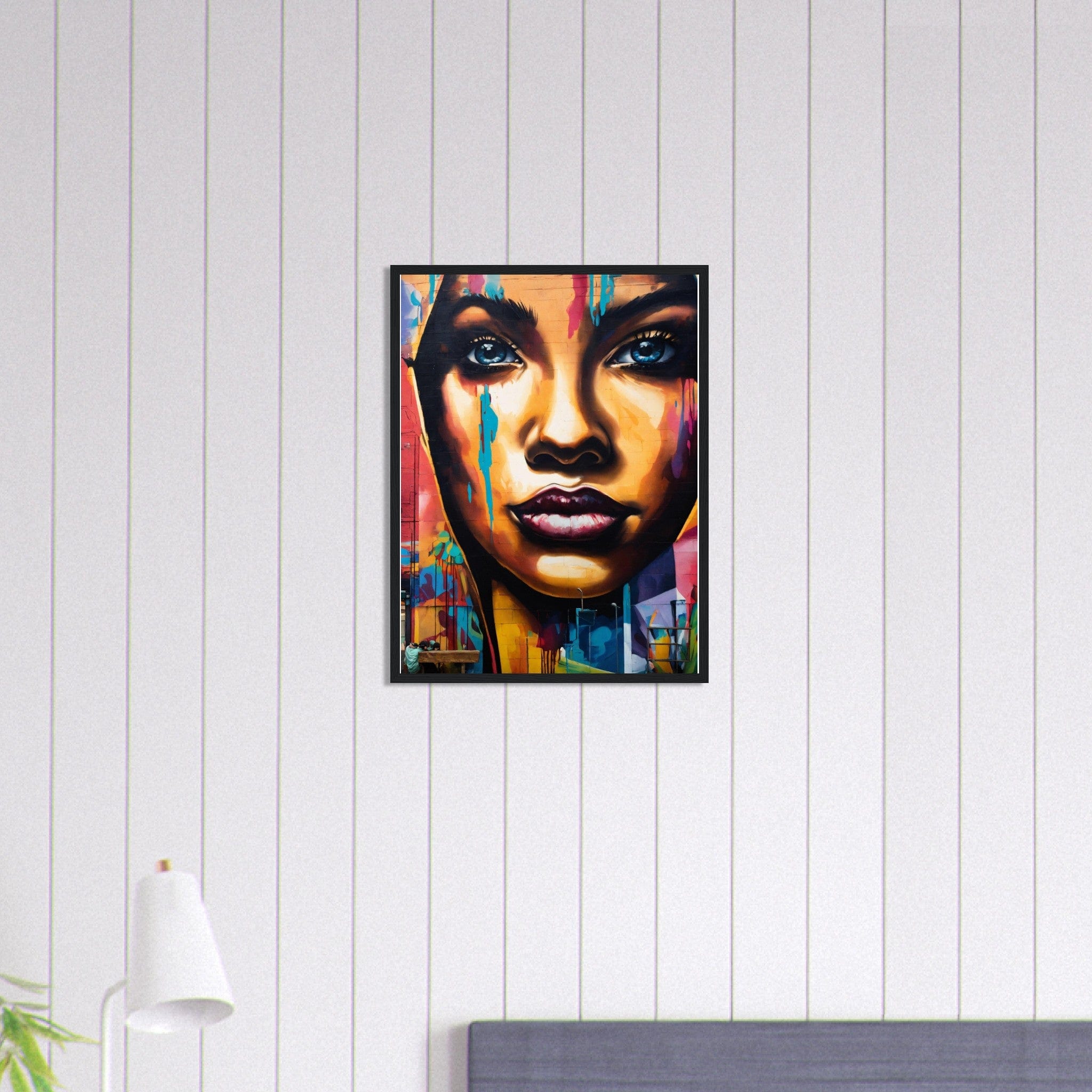 Canvanation Print Material 45x60 cm / 18x24″ Tableau Art Street Femme Peinture