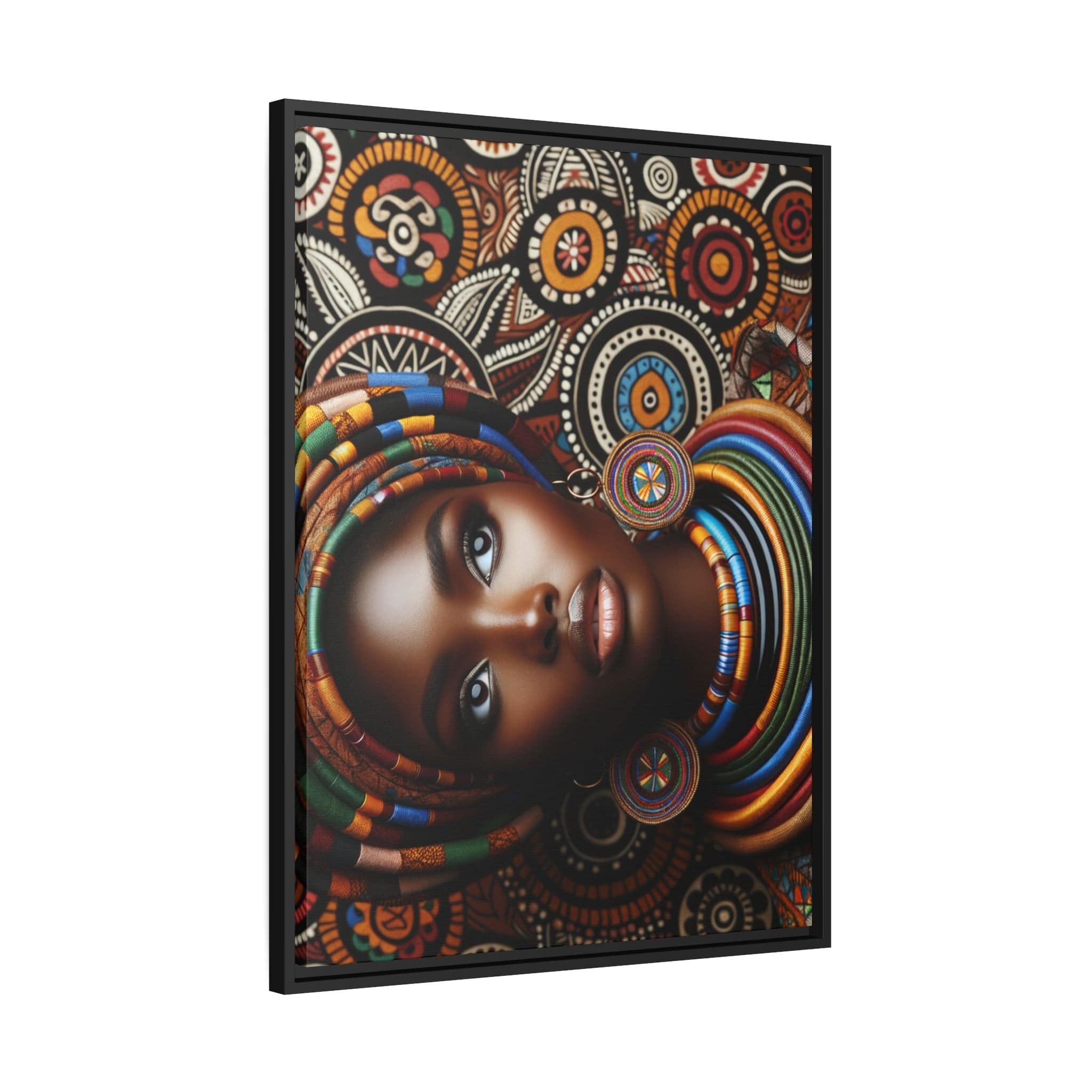 Printify Canvas Tableau "La beauté et la force de la femme africaine"