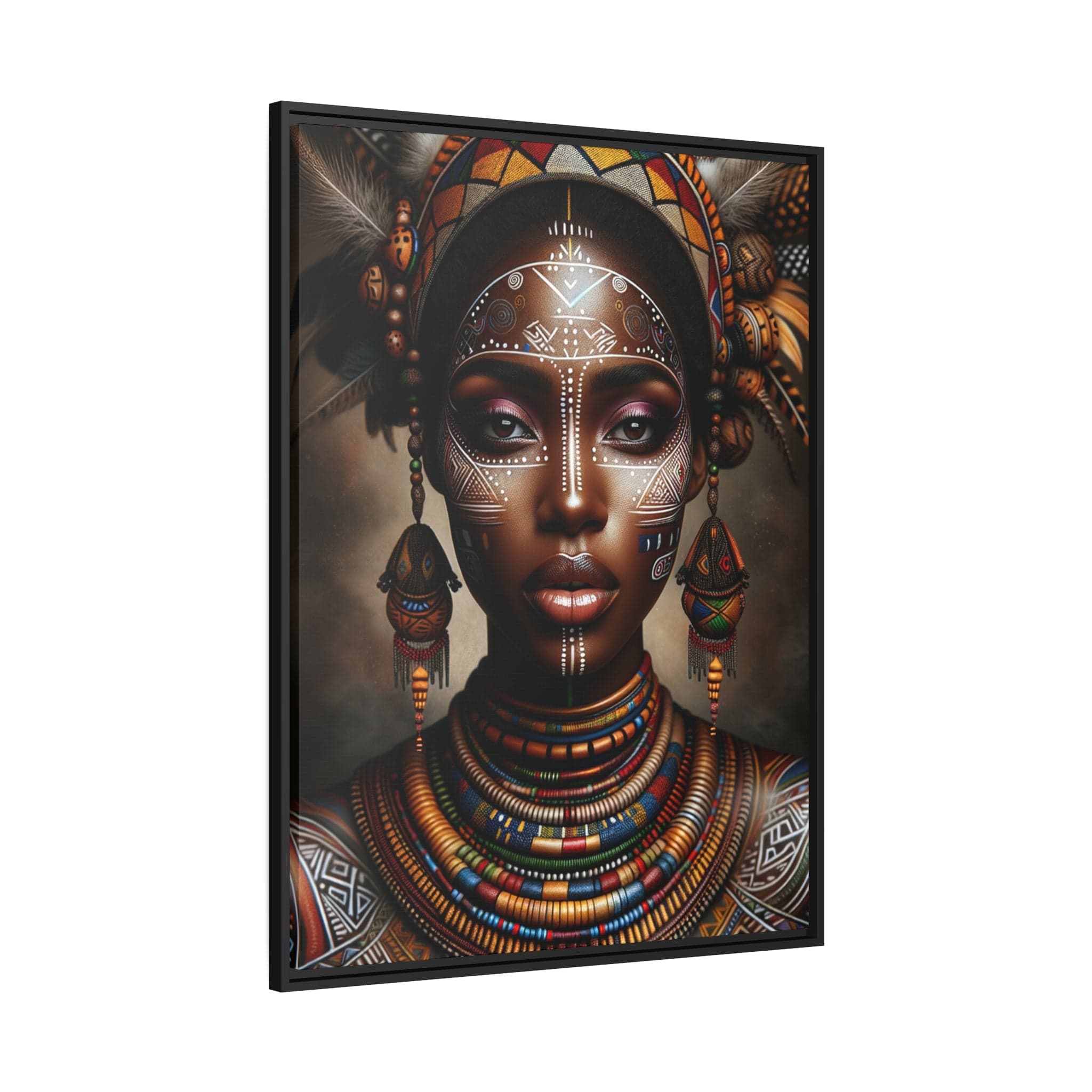 Tableau "La beauté et la résilience des femmes africaines" Canvanation