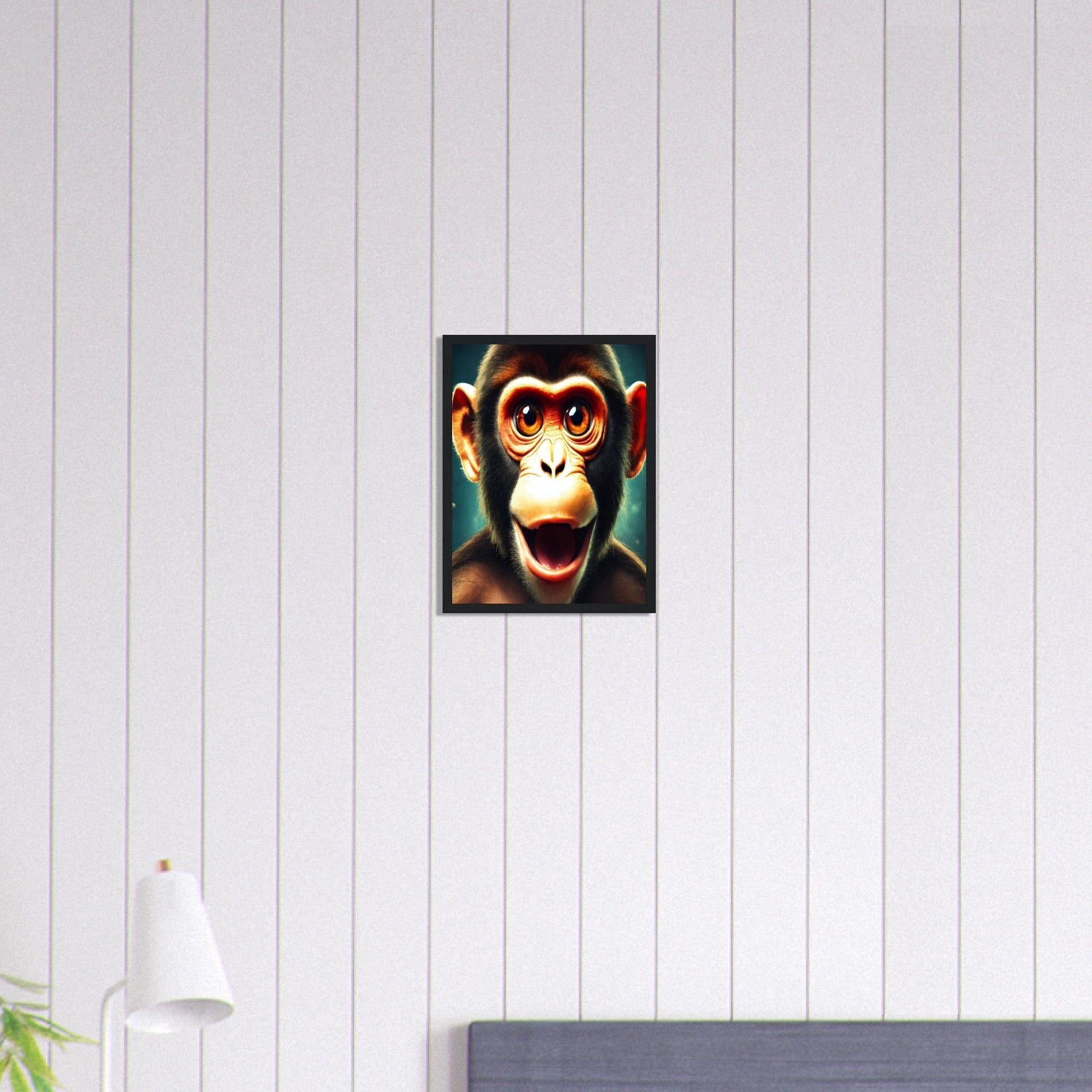 Canvanation Print Material 30x40 cm / 12x16″ Tableau Singe Dans les Yeux du Singe