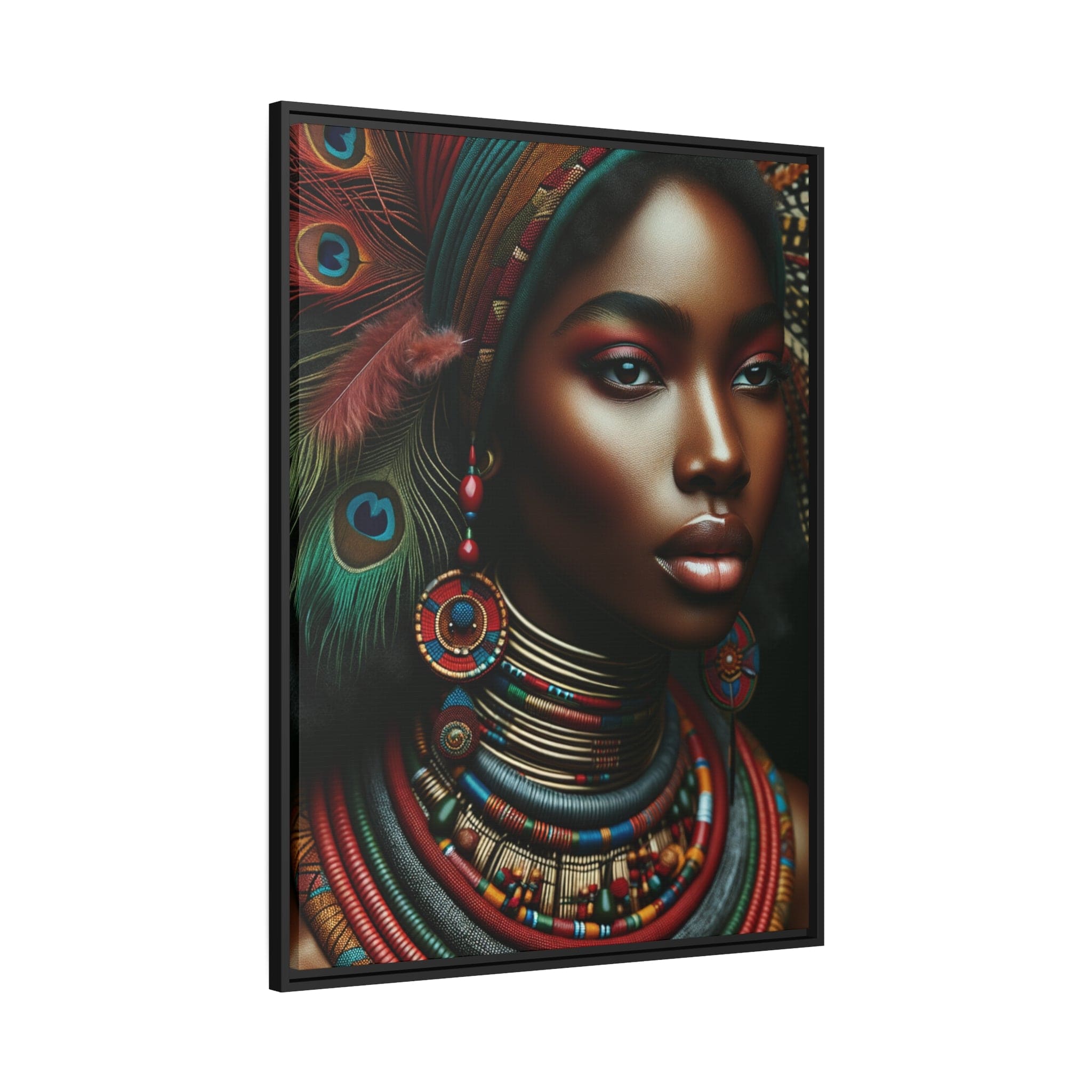 Printify Canvas Tableau "La grâce intemporelle : portraits de femmes africaines"