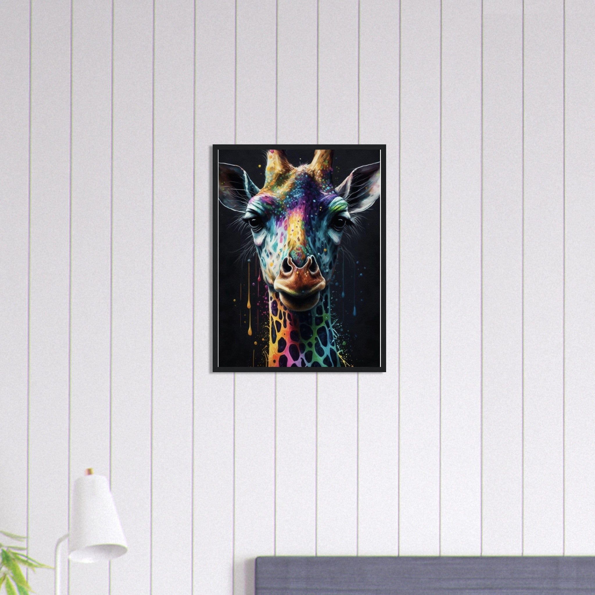 Canvanation Print Material 45x60 cm / 18x24″ Tableau Girafe Masai