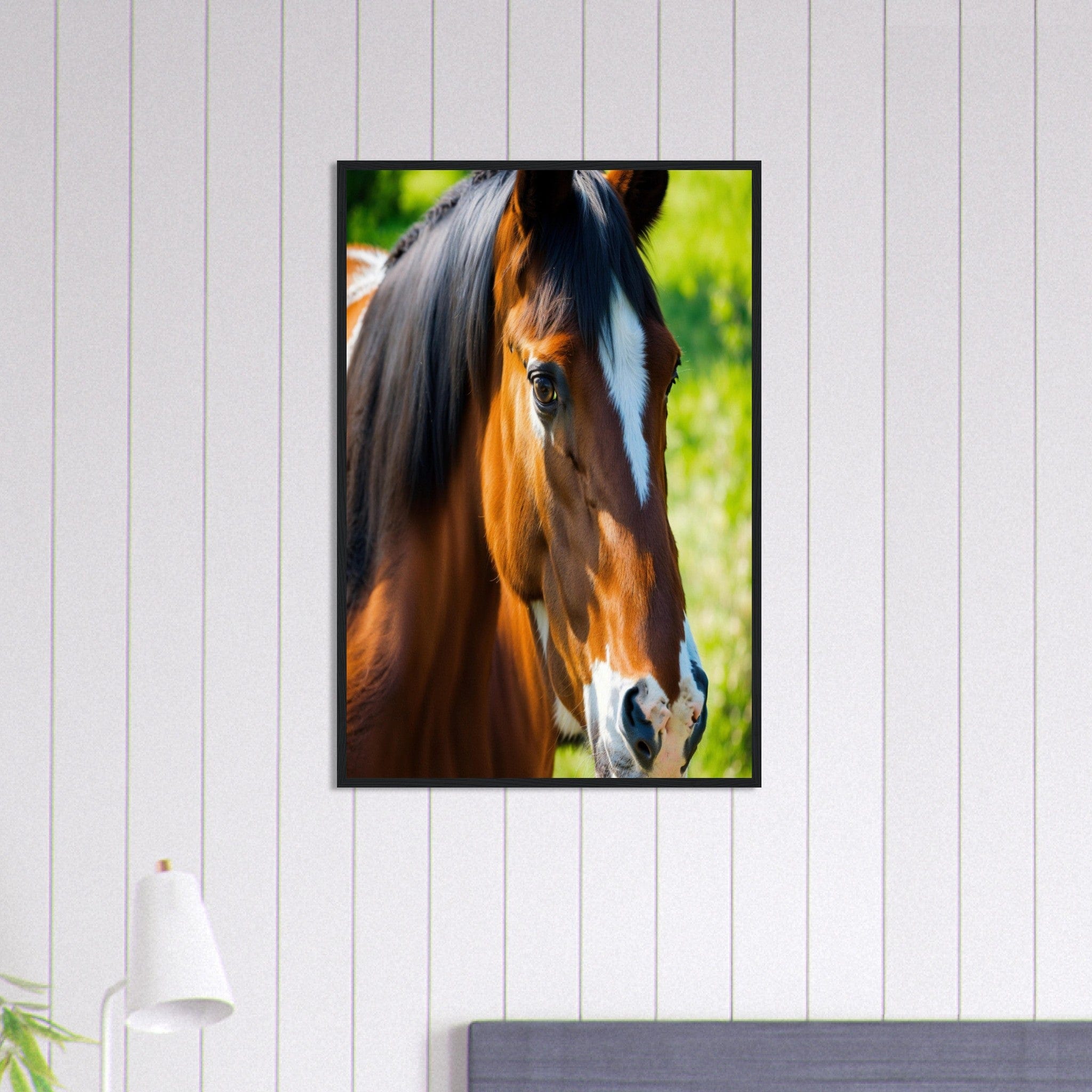 Canvanation Print Material 60x90 cm / 24x36″ Tableau Cheval Beauté Sauvage