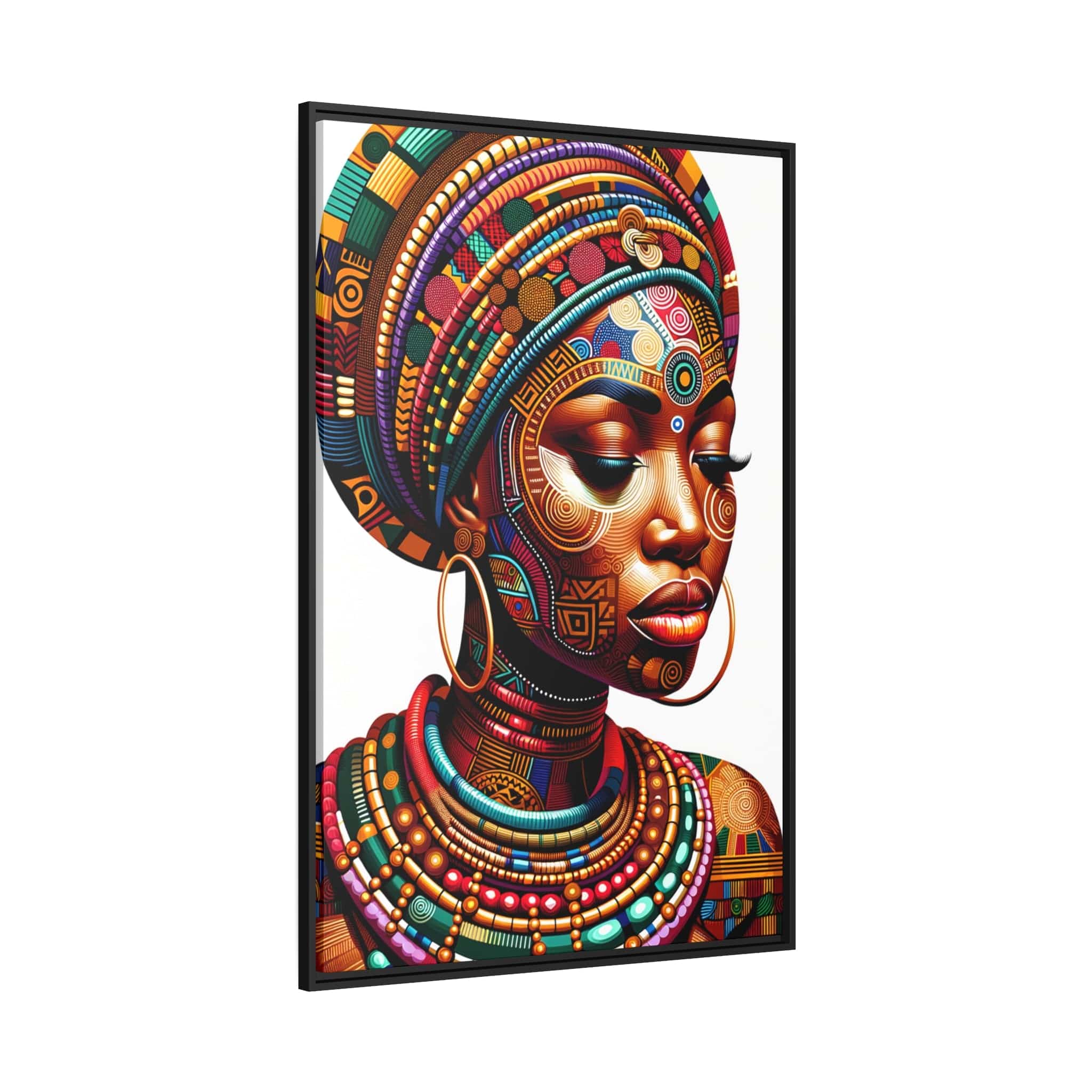 Printify Canvas Tableau African Queen