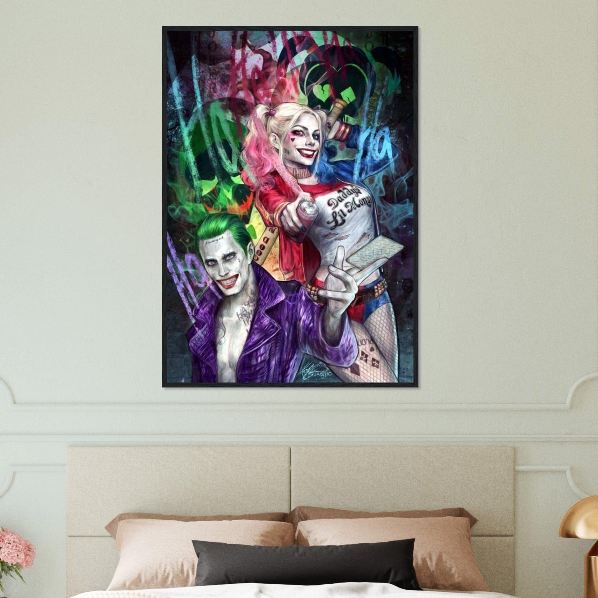 Canvanation Print Material 70x100 cm / 28x40″ Tableau Joker Harley Quinn