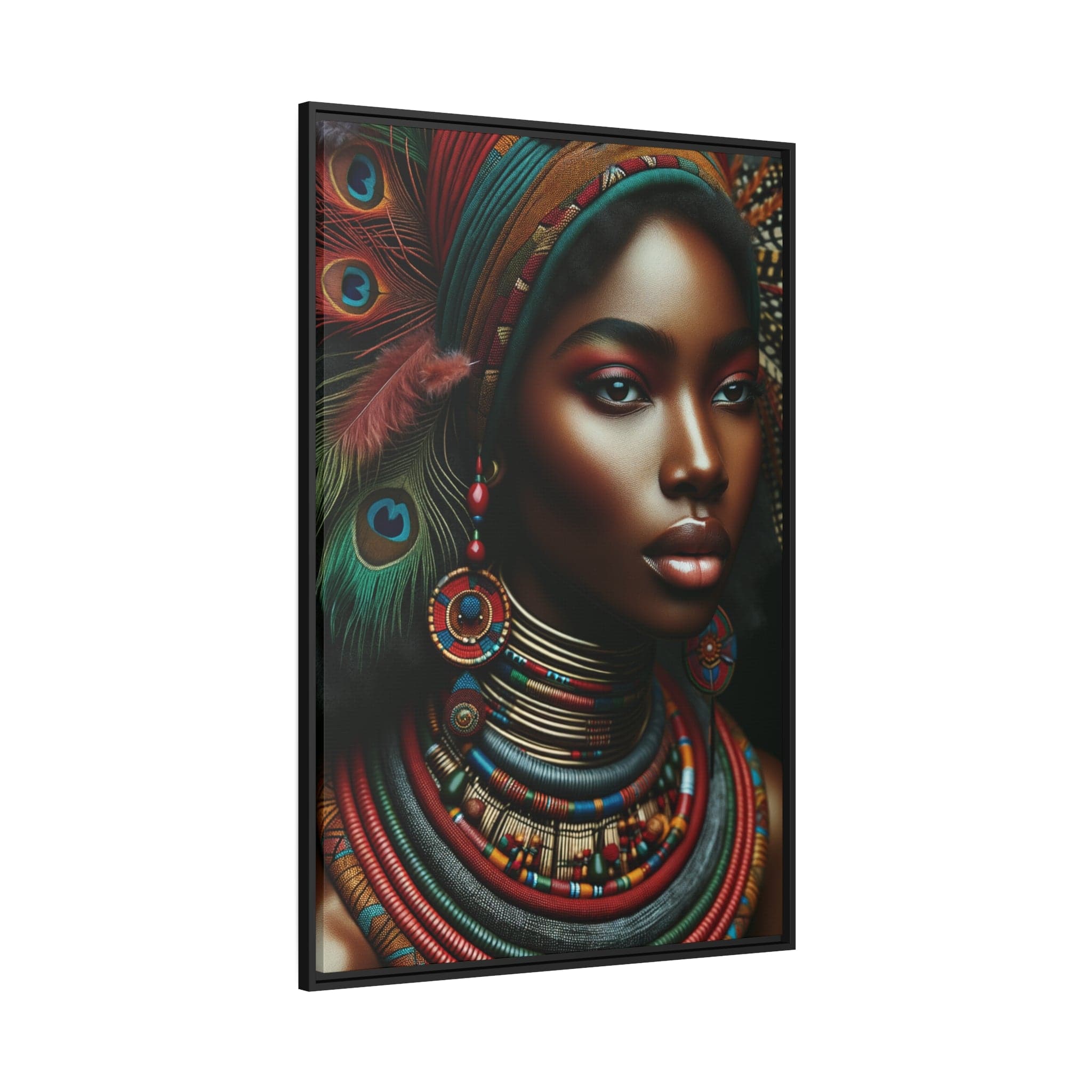 Printify Canvas Tableau "La grâce intemporelle : portraits de femmes africaines"