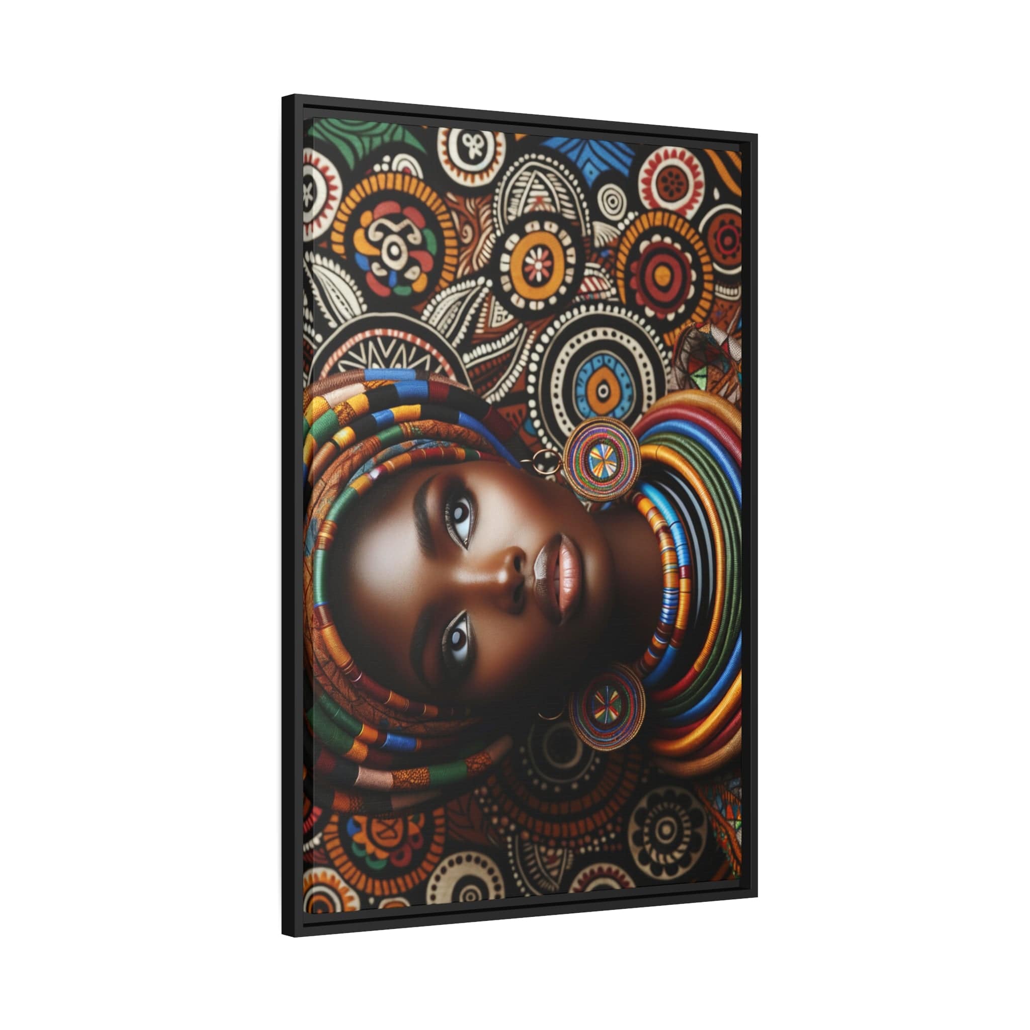 Printify Canvas Tableau "La beauté et la force de la femme africaine"