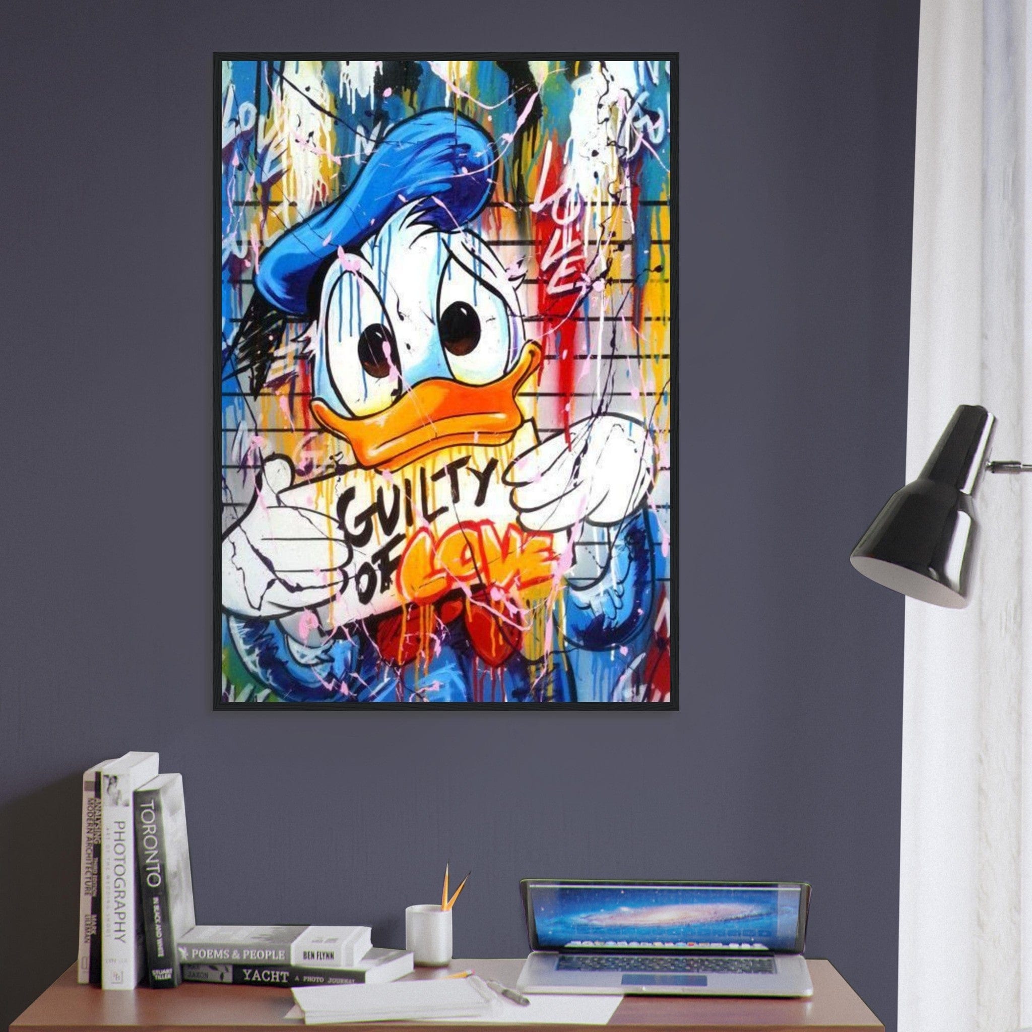 Canvanation Print Material Tableau Street Art Donald Duck