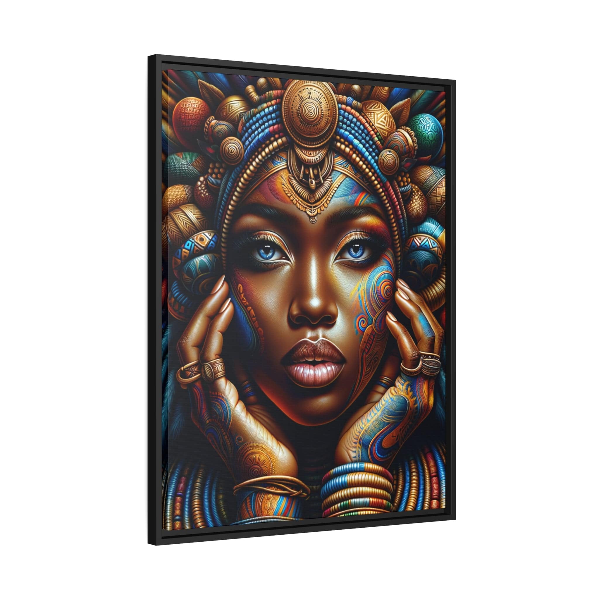 Printify Canvas Tableau "La beauté et la force des femmes africaines révélées à travers la peinture"