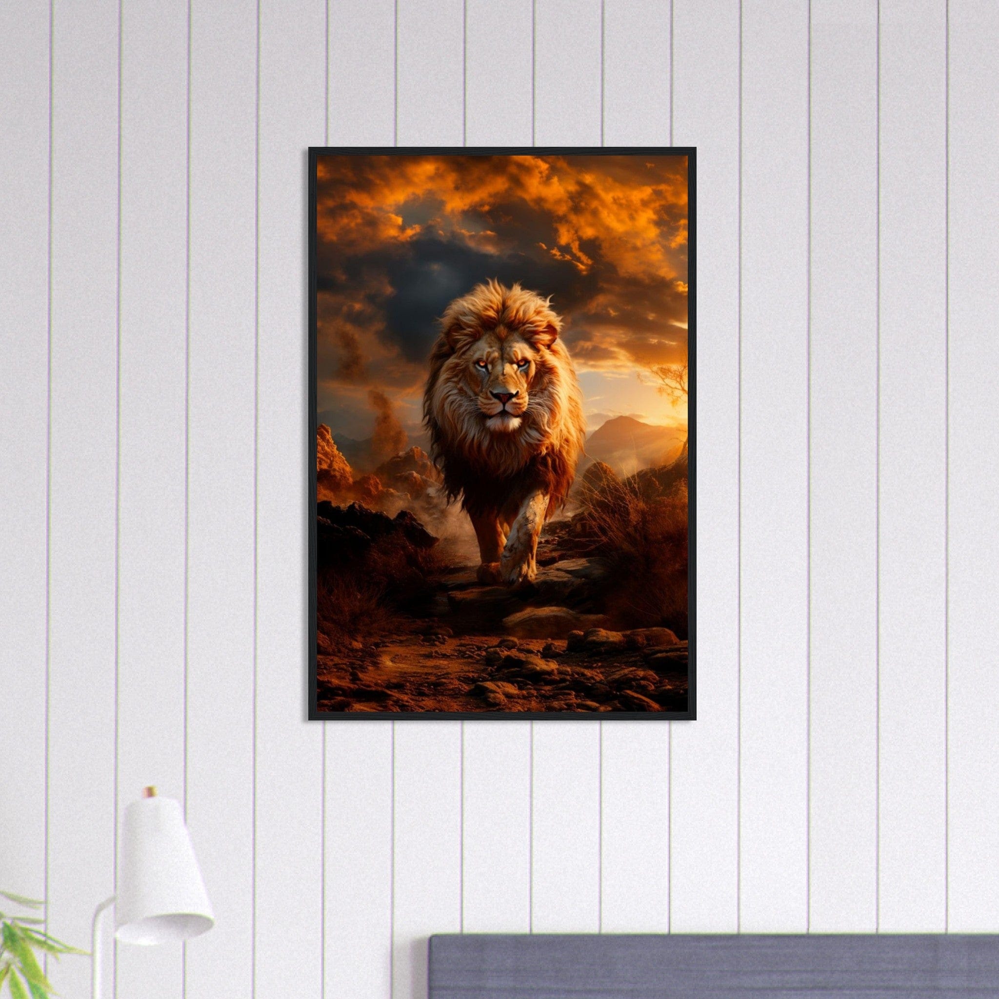 Canvanation Print Material 60x90 cm / 24x36″ Tableau Lion Art