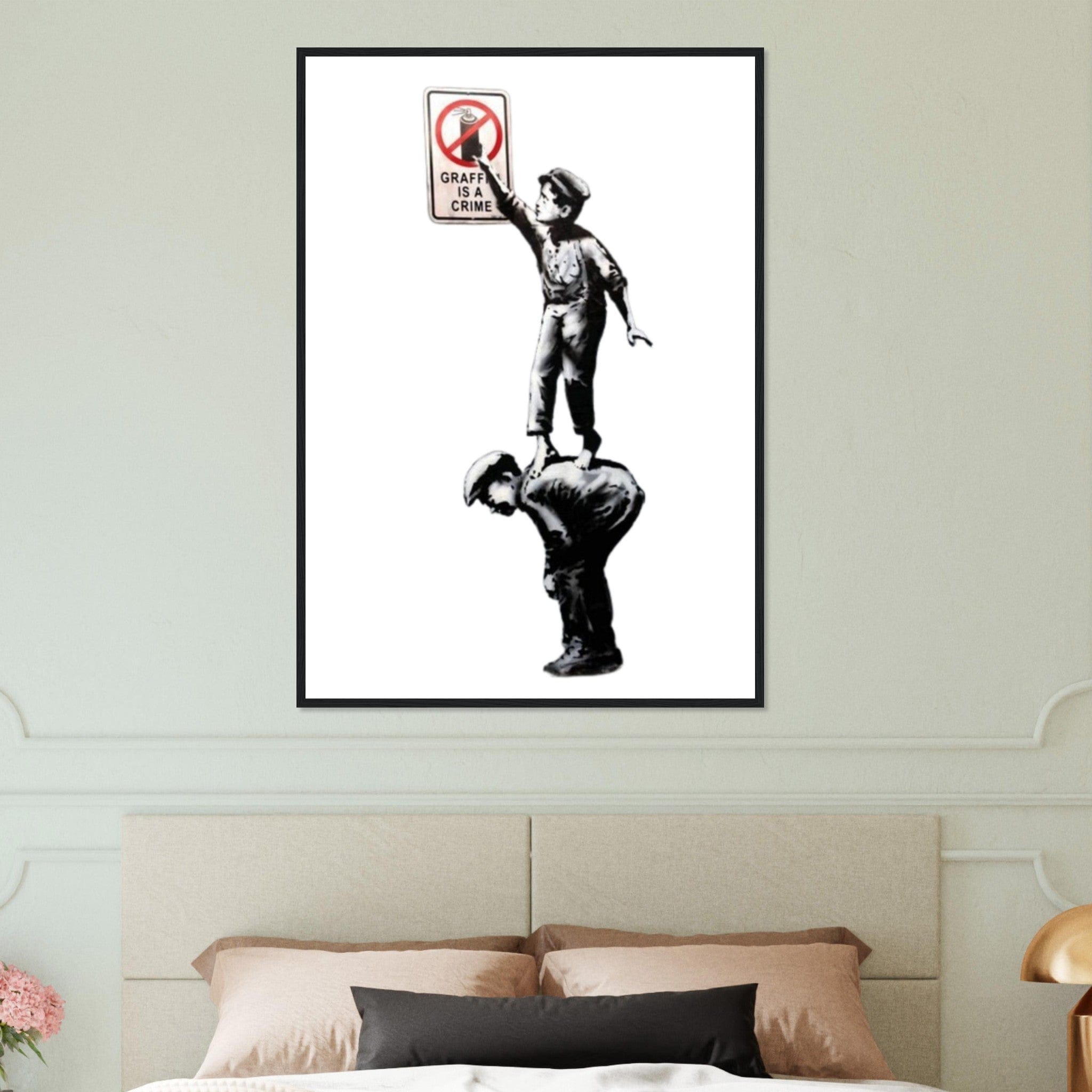 Canvanation Print Material Tableau Banksy Street Art