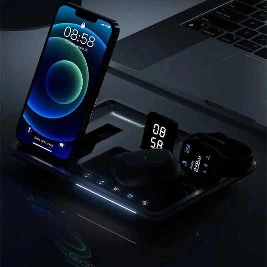 Canvanation Chargeur Induction 4 en 1 pour Iphone