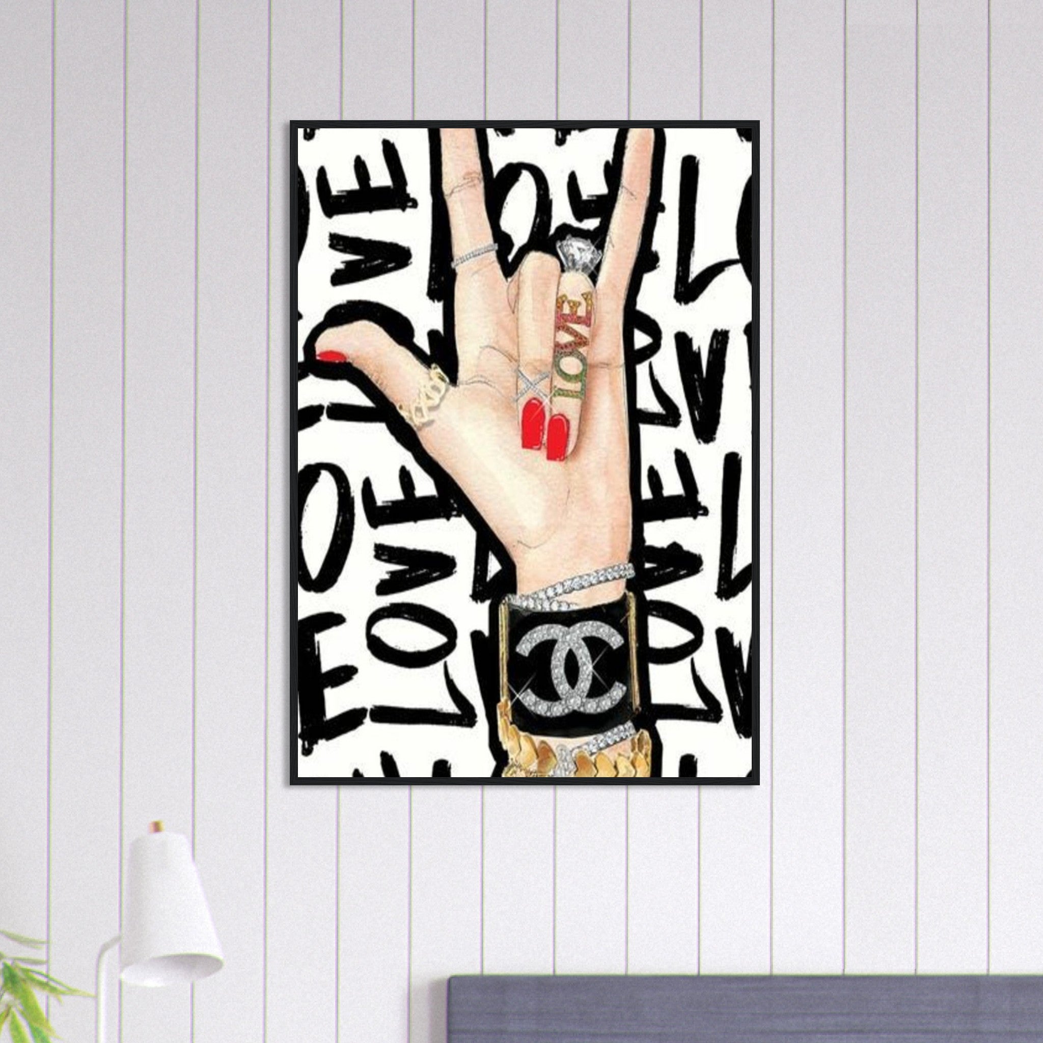 Canvanation Print Material 70x100 cm / 28x40″ Tableau Chanel Numéro 5