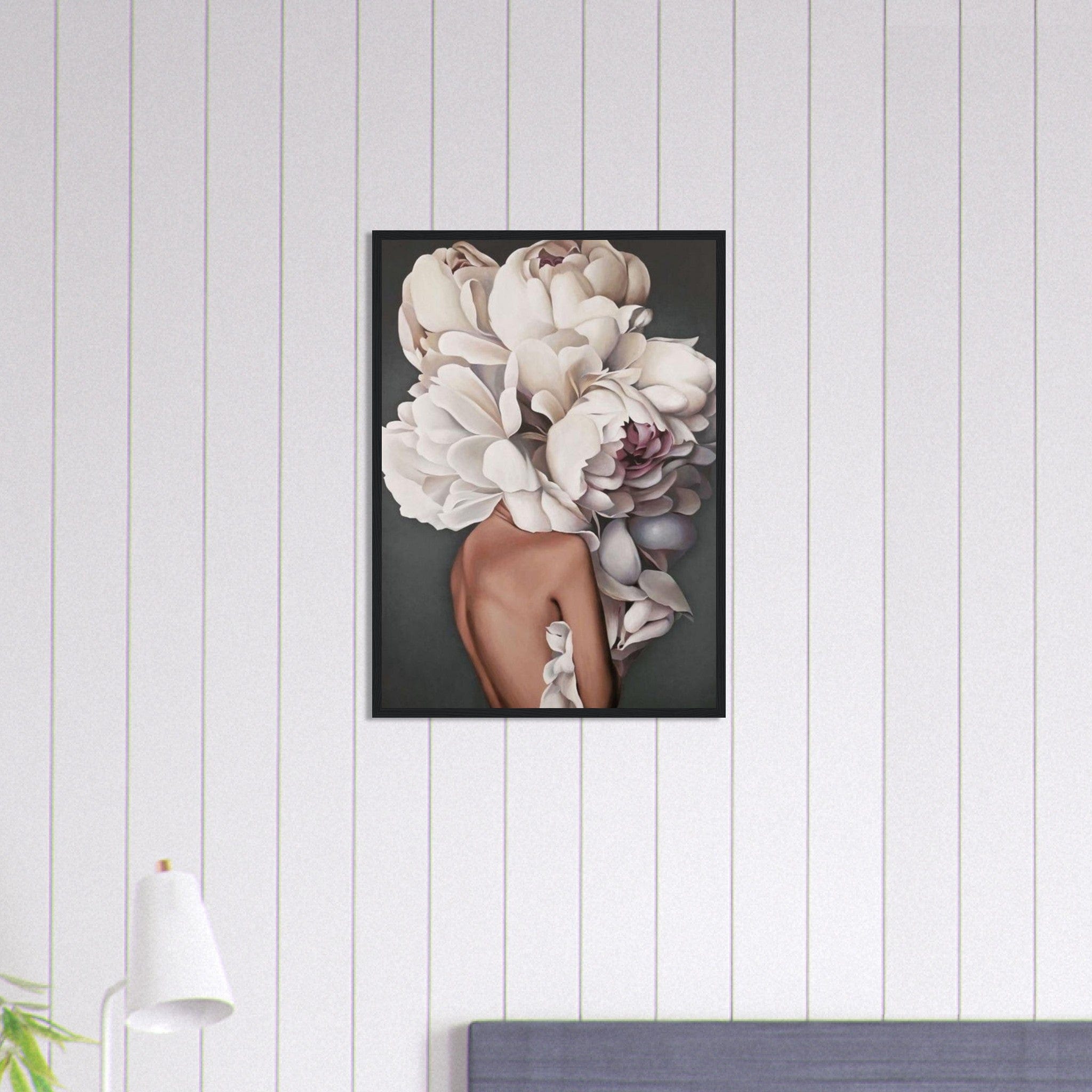 Canvanation Print Material 50x70 cm / 20x28″ Tableau Femme Fleurs Cheveux : Charme florissant