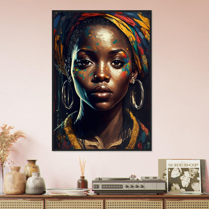 Tableaux Portrait Femme Afrique - Canvanation