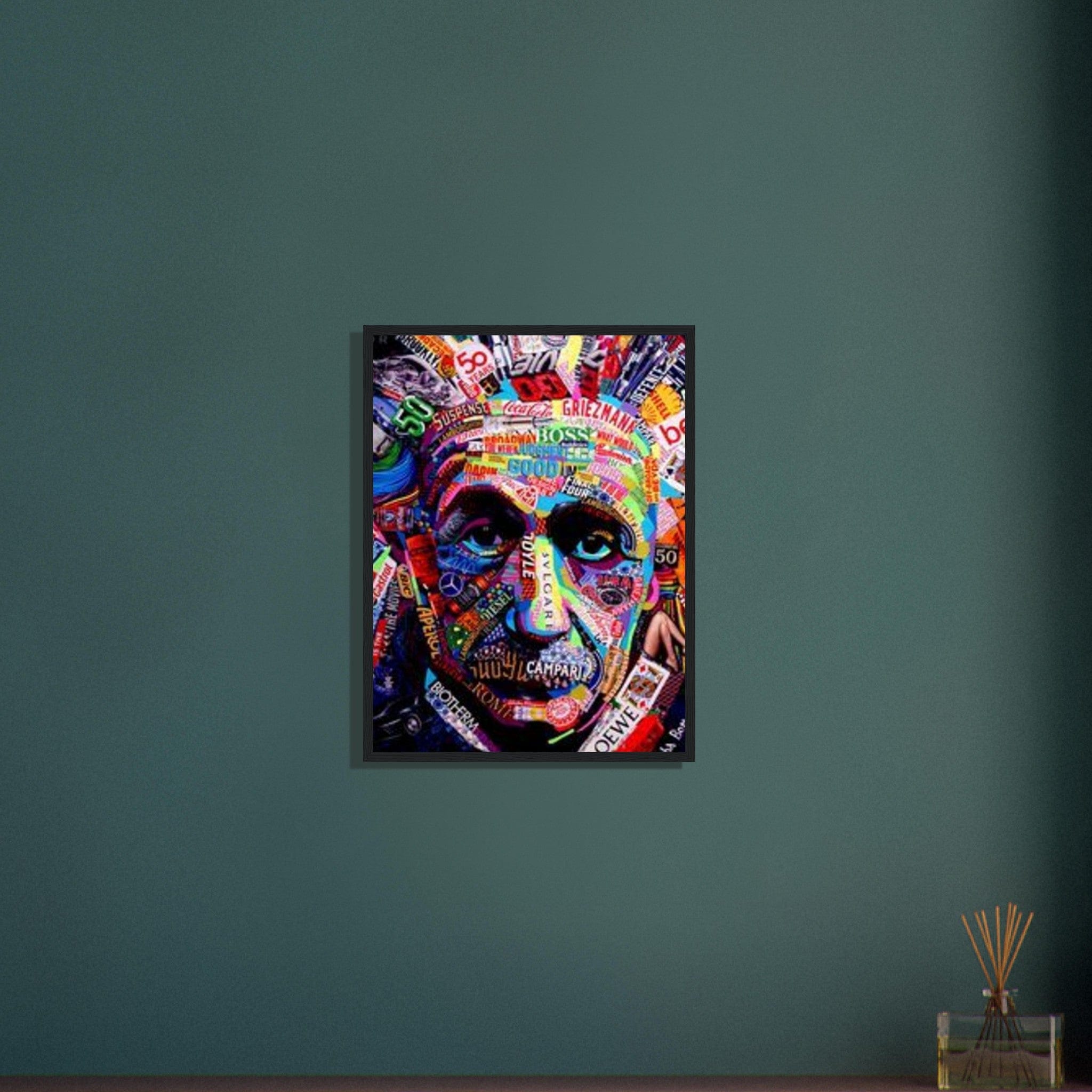 Canvanation Print Material Tableau Street Art La Folie Einstein