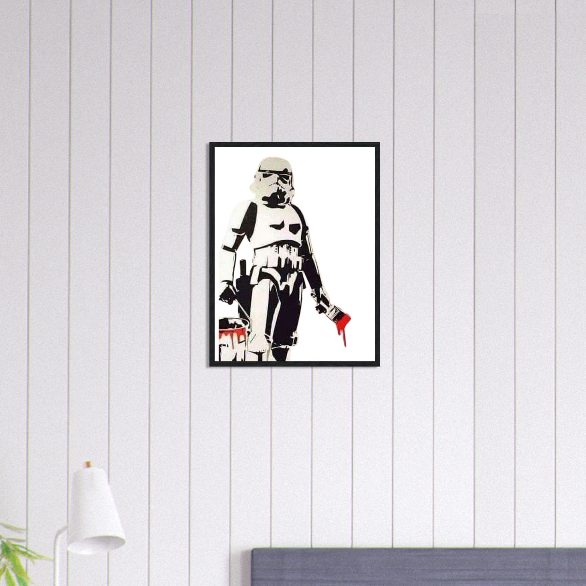 Canvanation Print Material 45x60 cm / 18x24″ Tableau Style Banksy Street Art