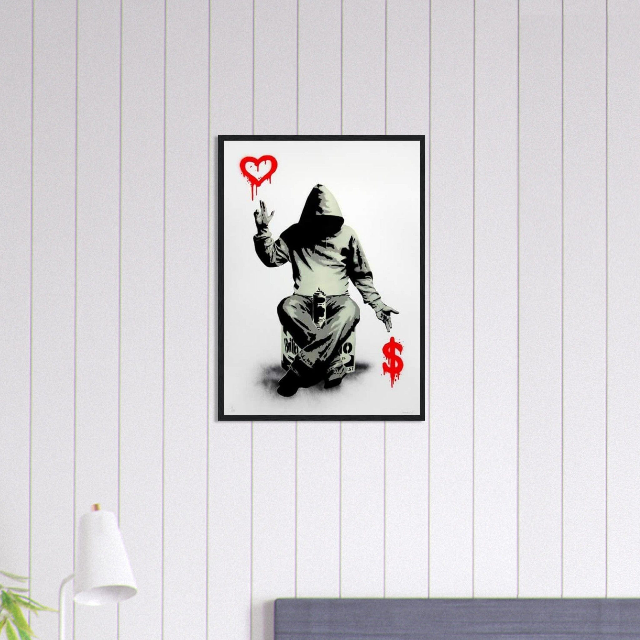 Canvanation Print Material 50x70 cm / 20x28″ Tableau Street Art Banksy