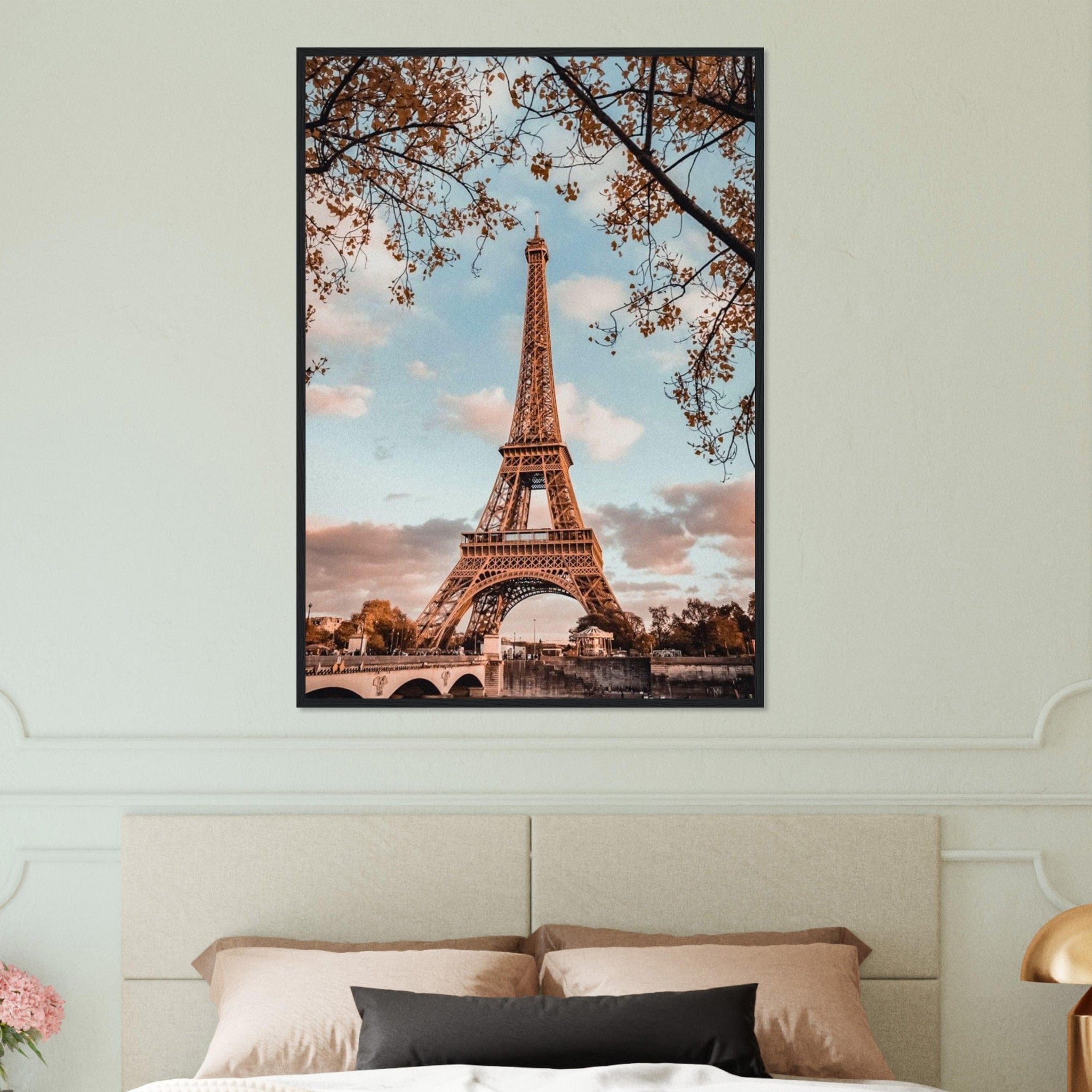 Canvanation Print Material Tableau Paris Tour Eiffel Vue De Loin