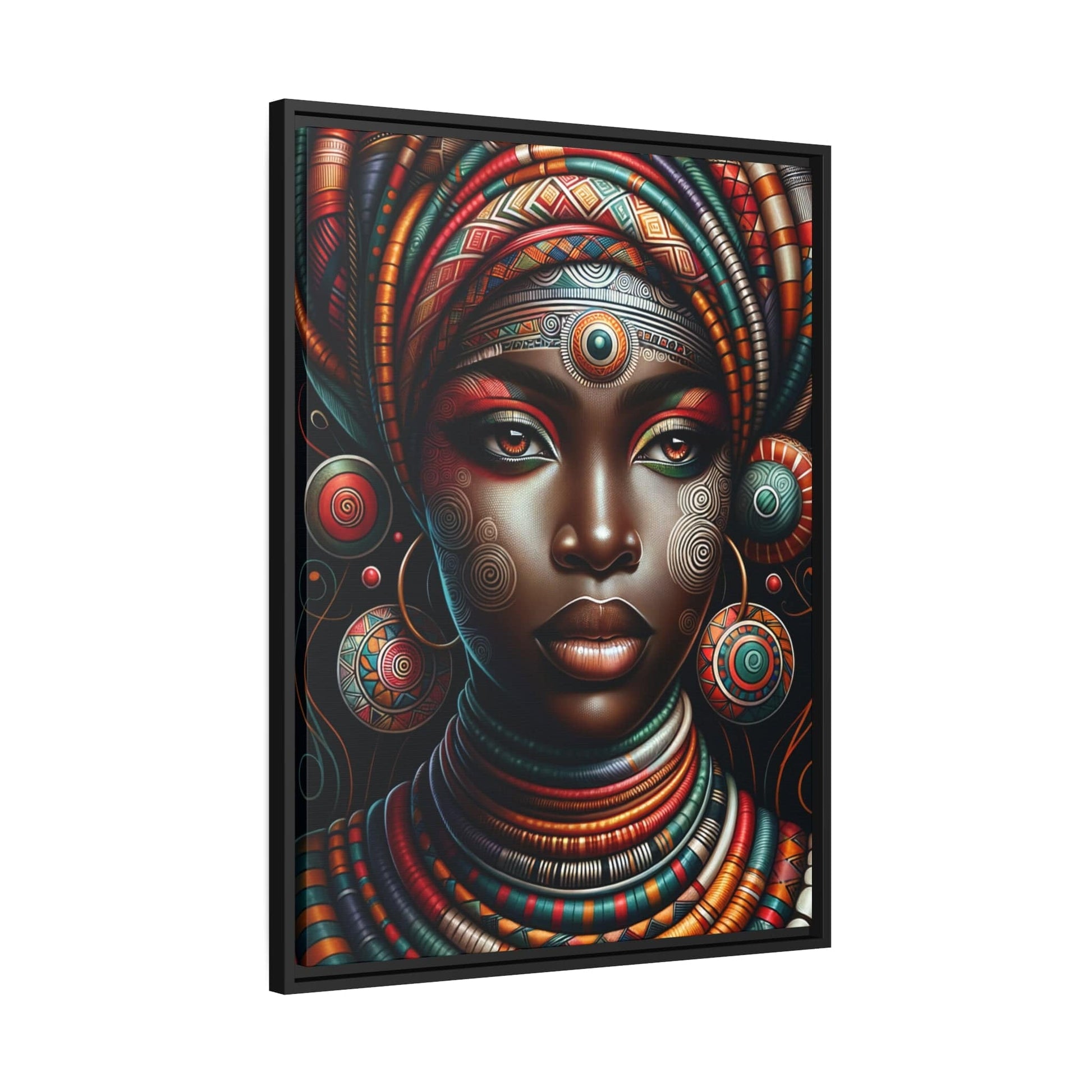 Tableau "Femmes africaines : Une symphonie de couleurs et de cultures" Canvanation