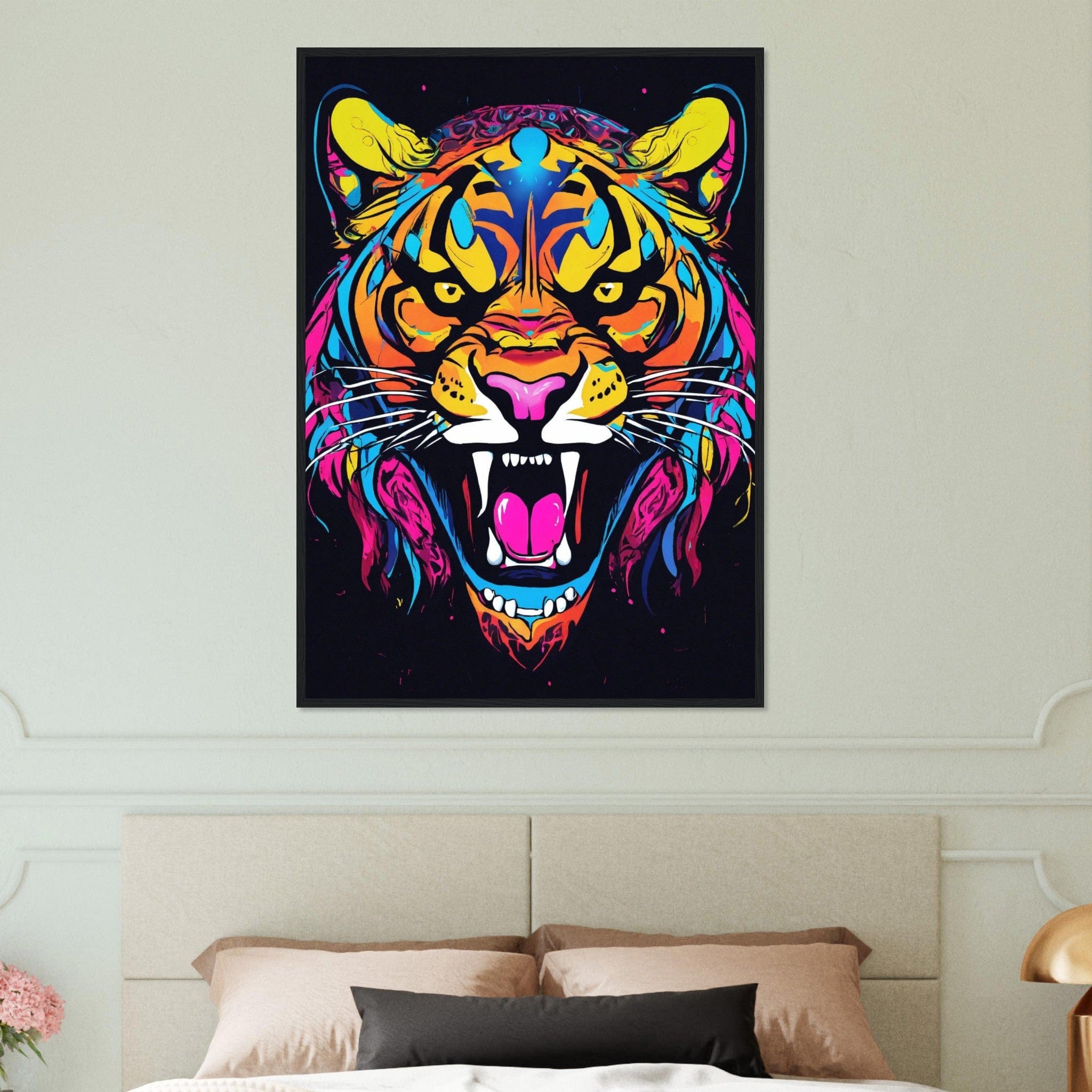 Canvanation Print Material Tableau Tigre Urbain