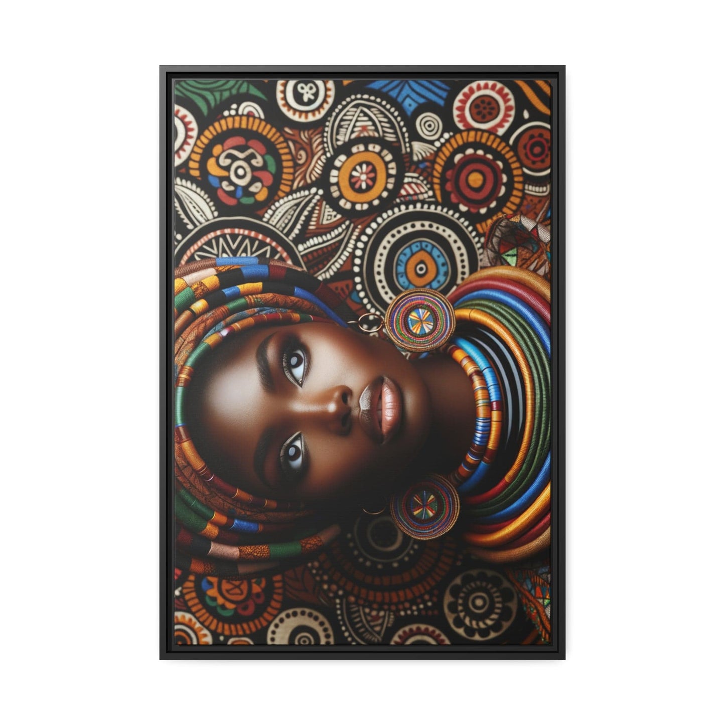 Tableau "La beauté et la force de la femme africaine" Canvanation