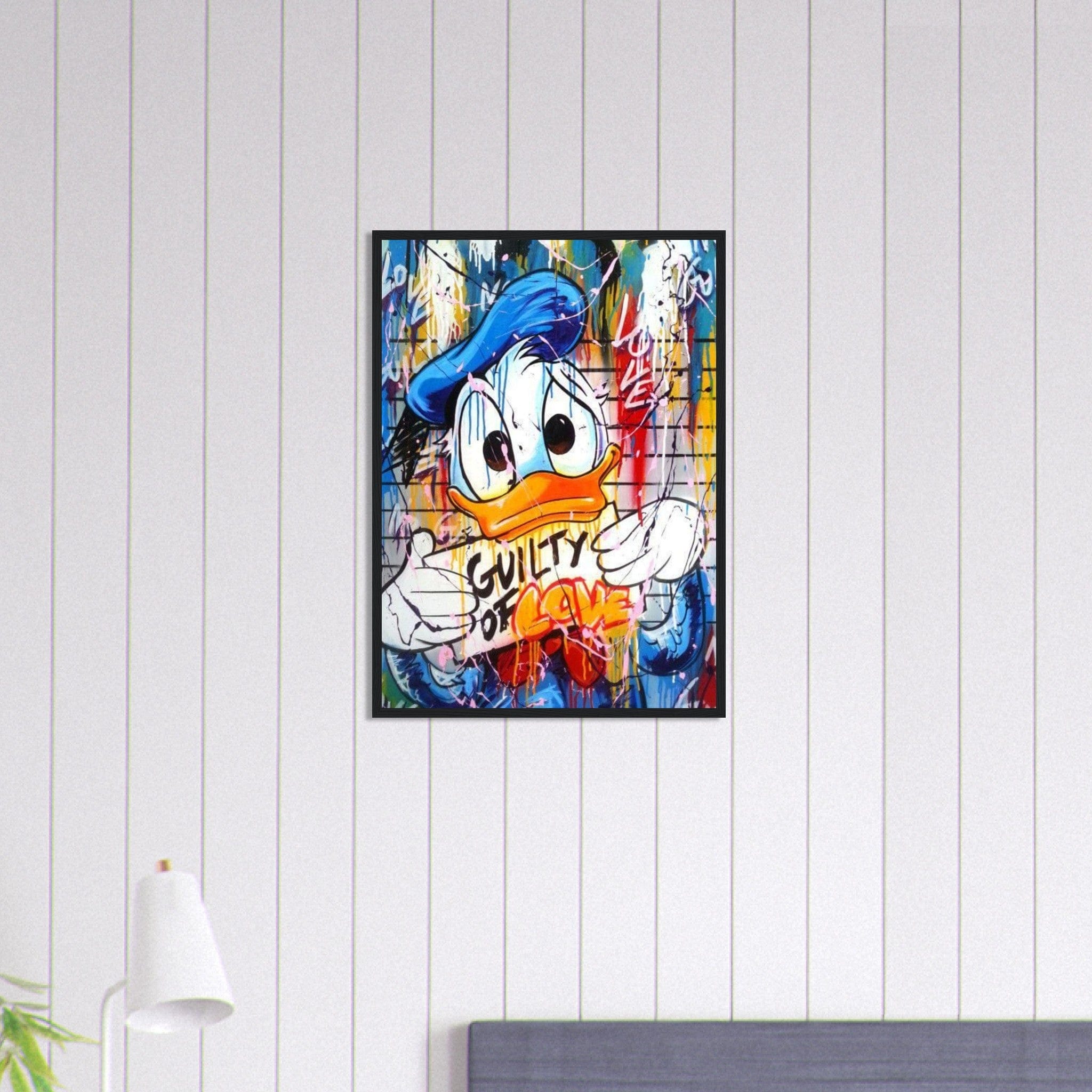 Canvanation Print Material 50x70 cm / 20x28″ Tableau Street Art Donald Duck