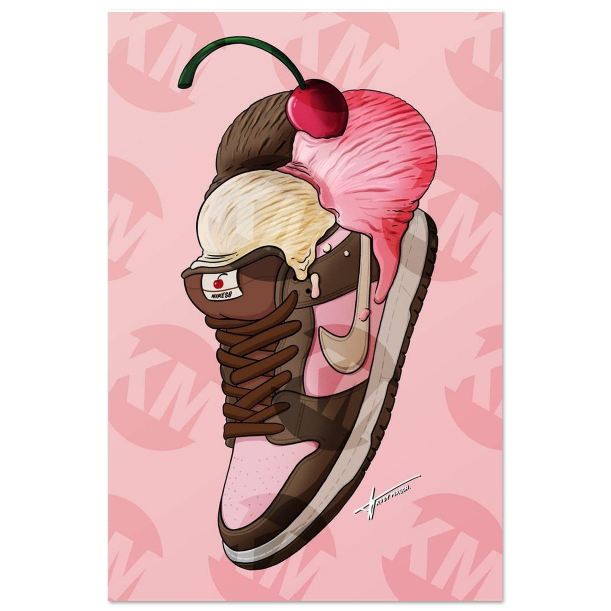 Gelato Print Material 60x90 cm / 24x36″ Poster Sneaker Glace