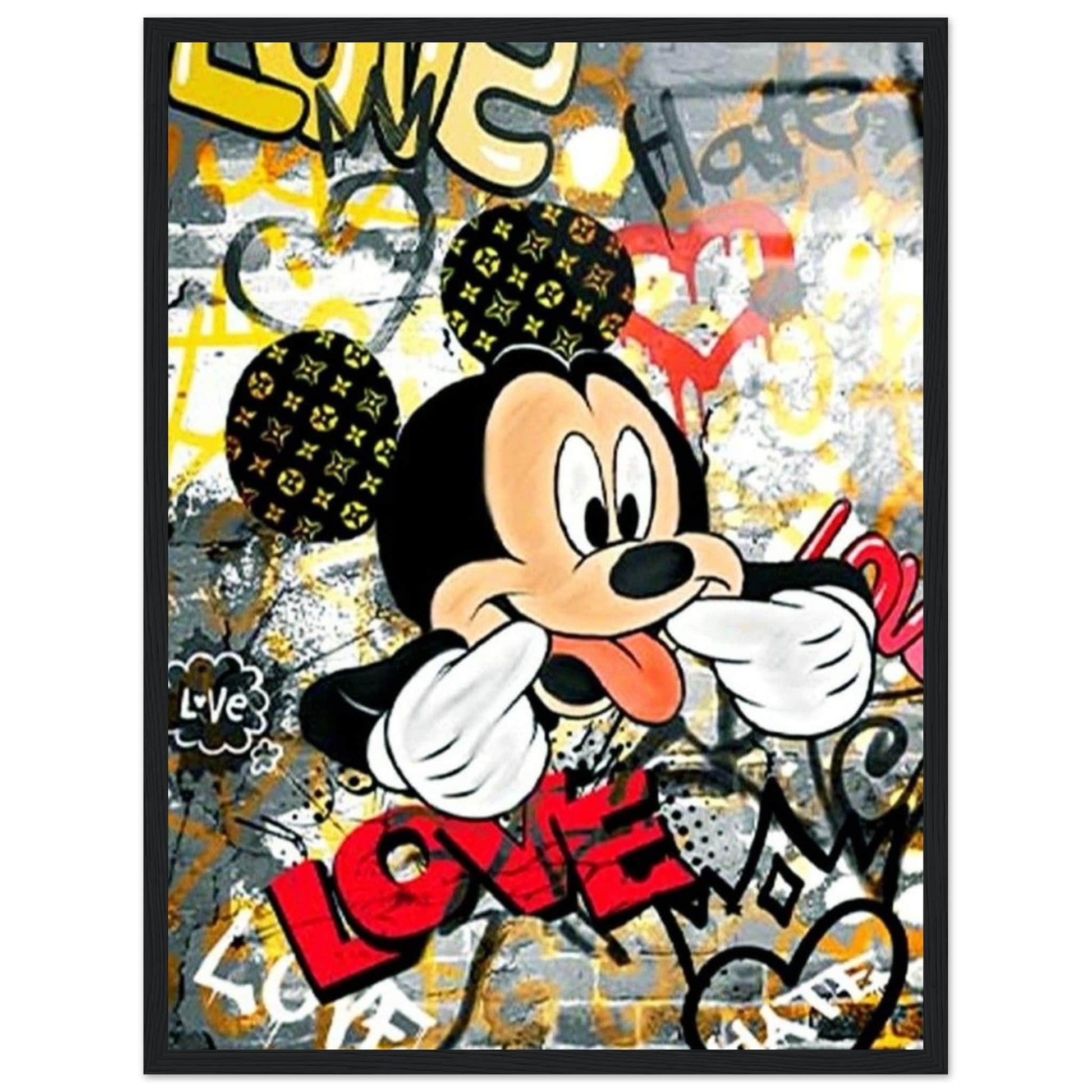 Tableau Street Art Mickey - Canvanation