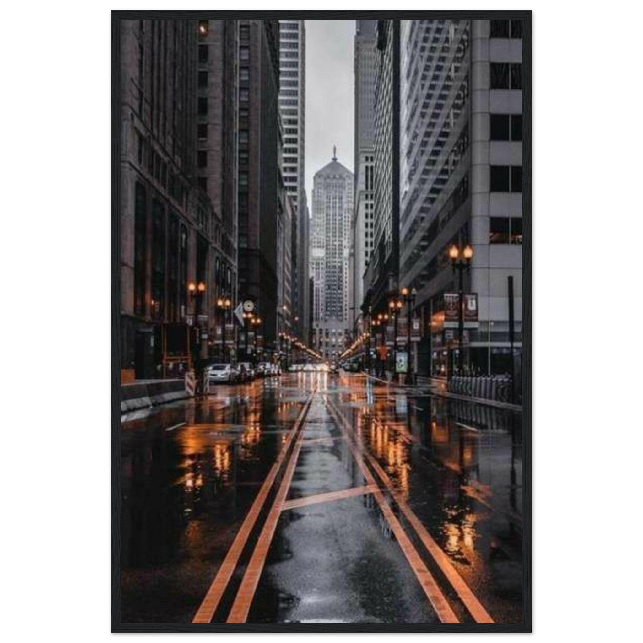 Gelato Print Material 60x90 cm / 24x36″ Tableau Ville New York Rue