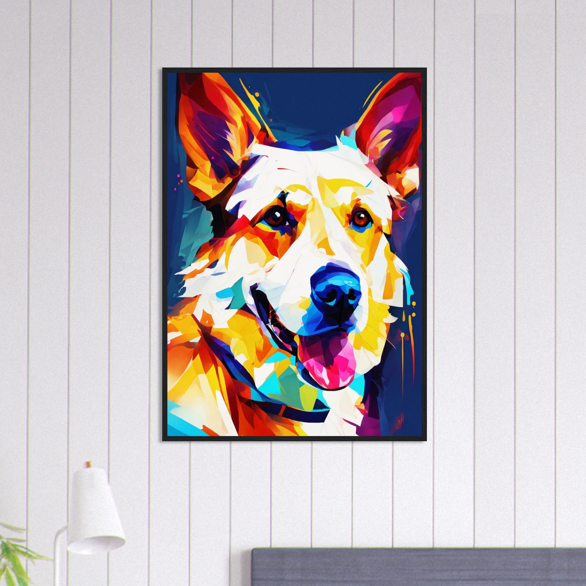 Canvanation Print Material 70x100 cm / 28x40″ Tableau Chien Esprit Libre